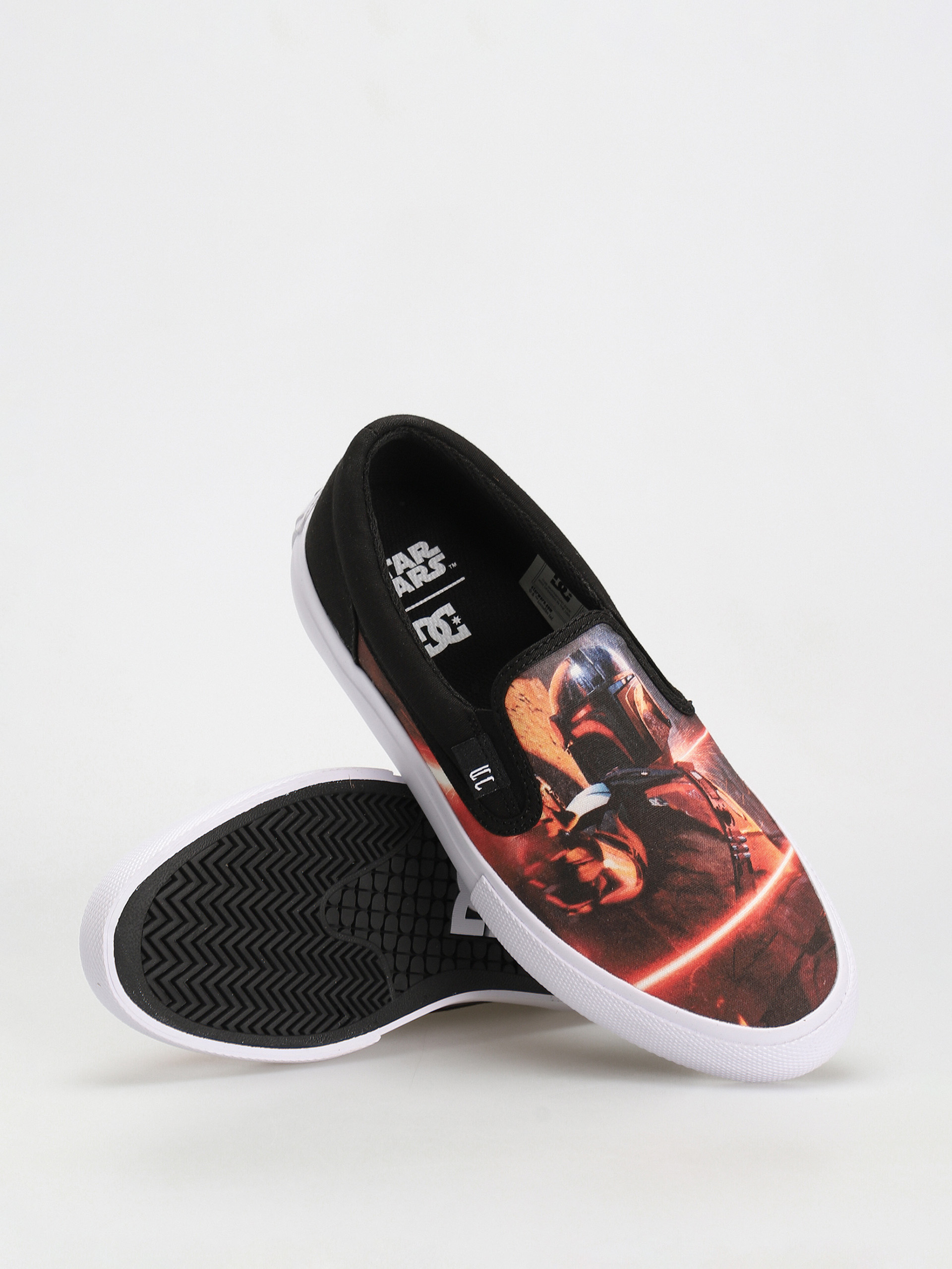 Boty DC X Star Wars Manual Slip (black/red)