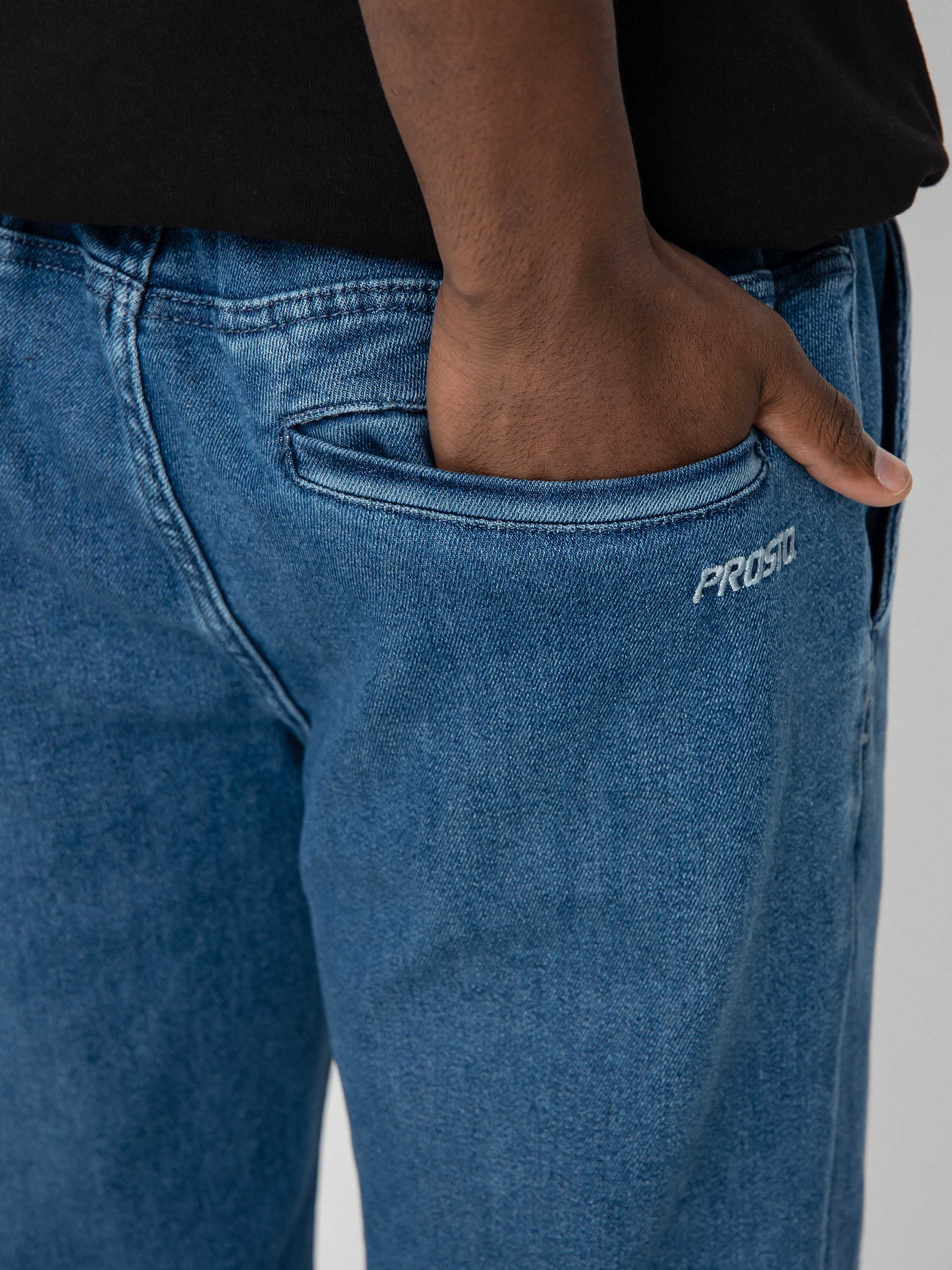 Kalhoty Prosto Denim Jogger Pazy (blue)