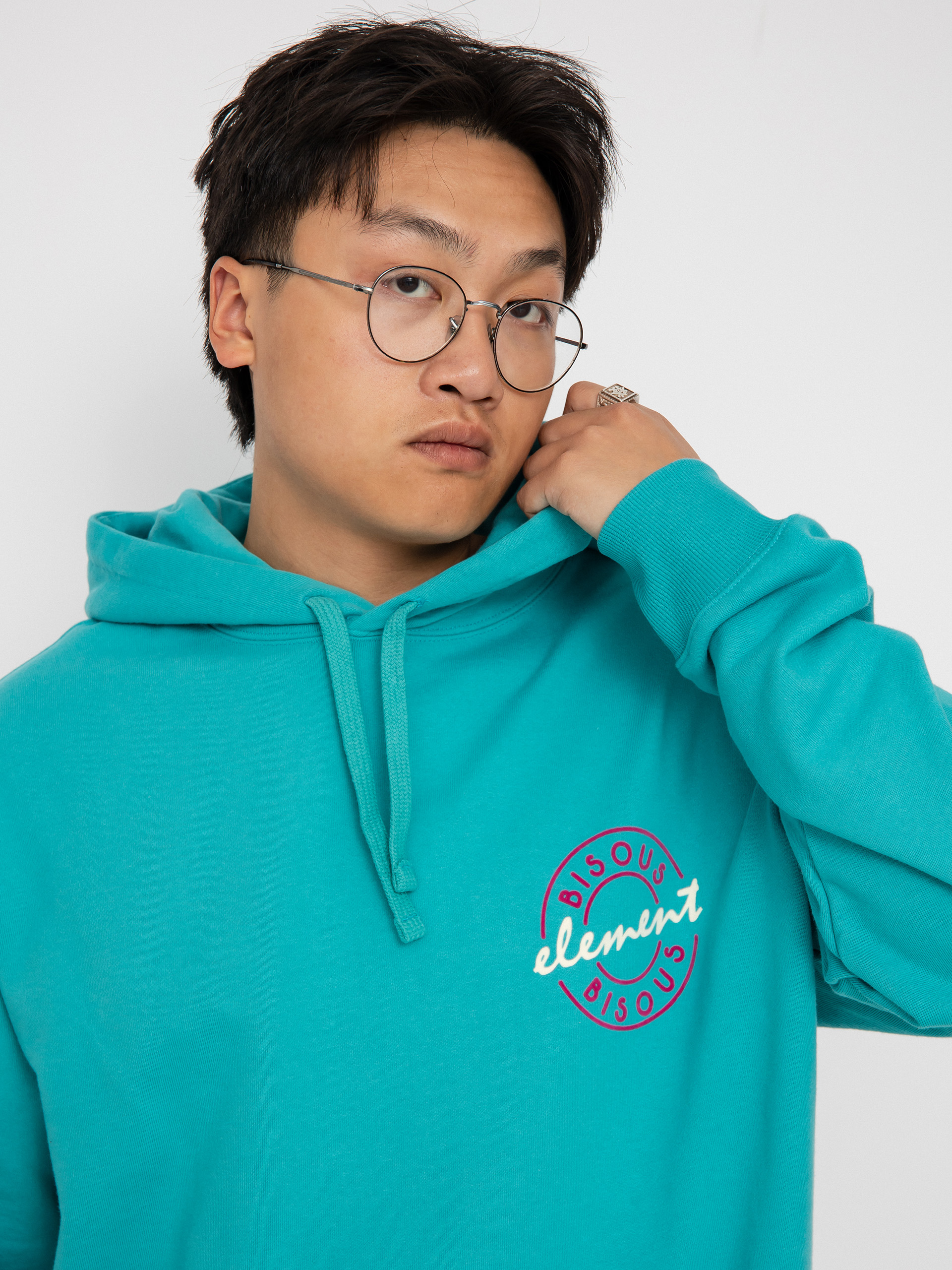 Mikina s kapucí Element Bxe Neon (baltic)