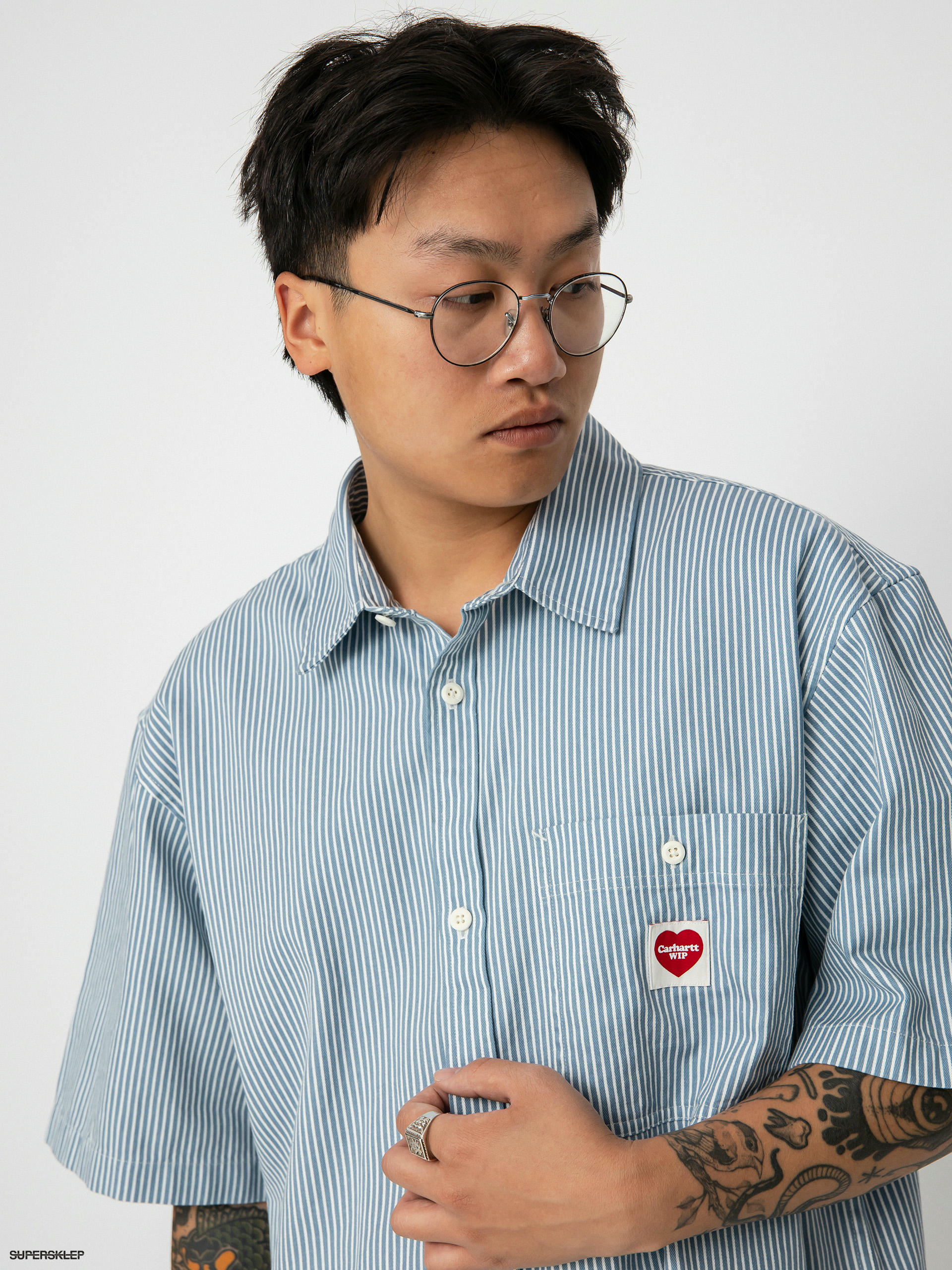 Carhartt WIP SS Terrell Shirt 'Bleach