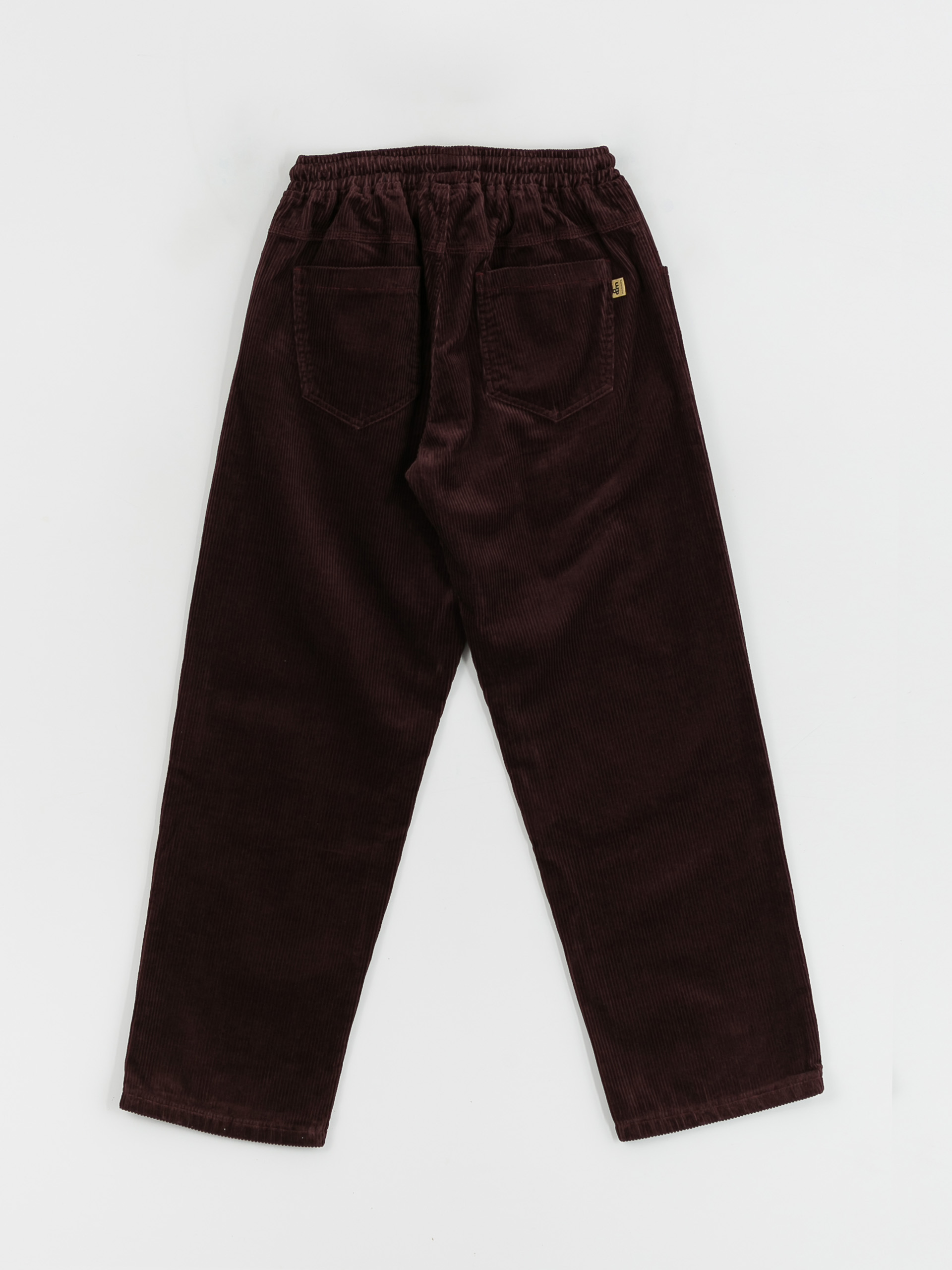 Kalhoty Malita Cord Log Elastic (plum)