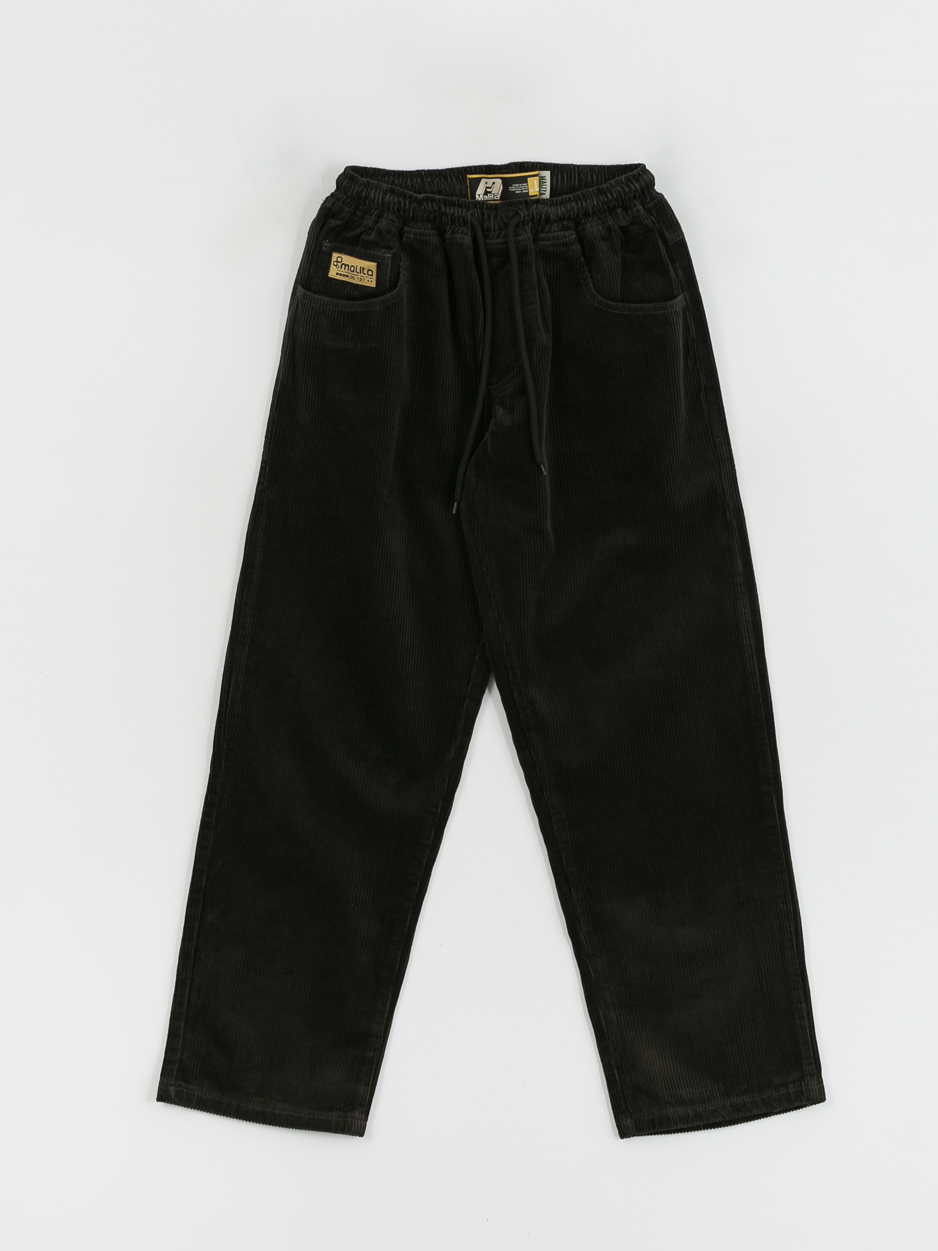 Kalhoty Malita Cord Log Elastic (graphite)