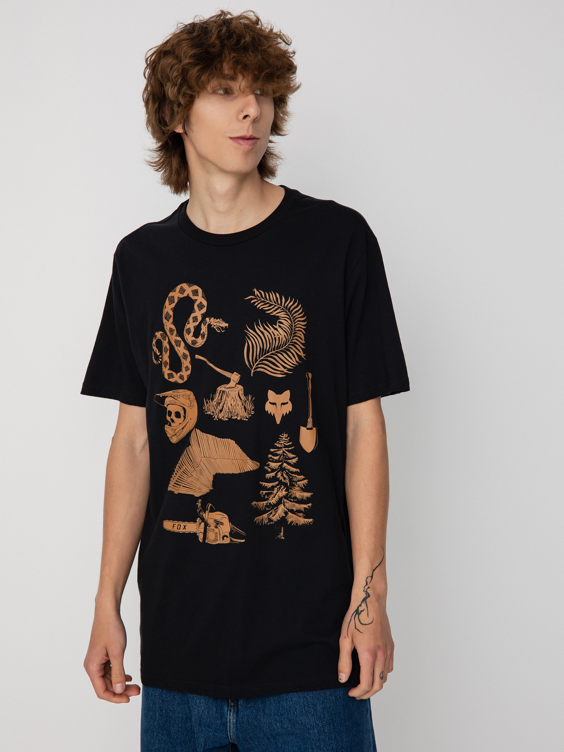 Tričko Fox Track Beast (black)