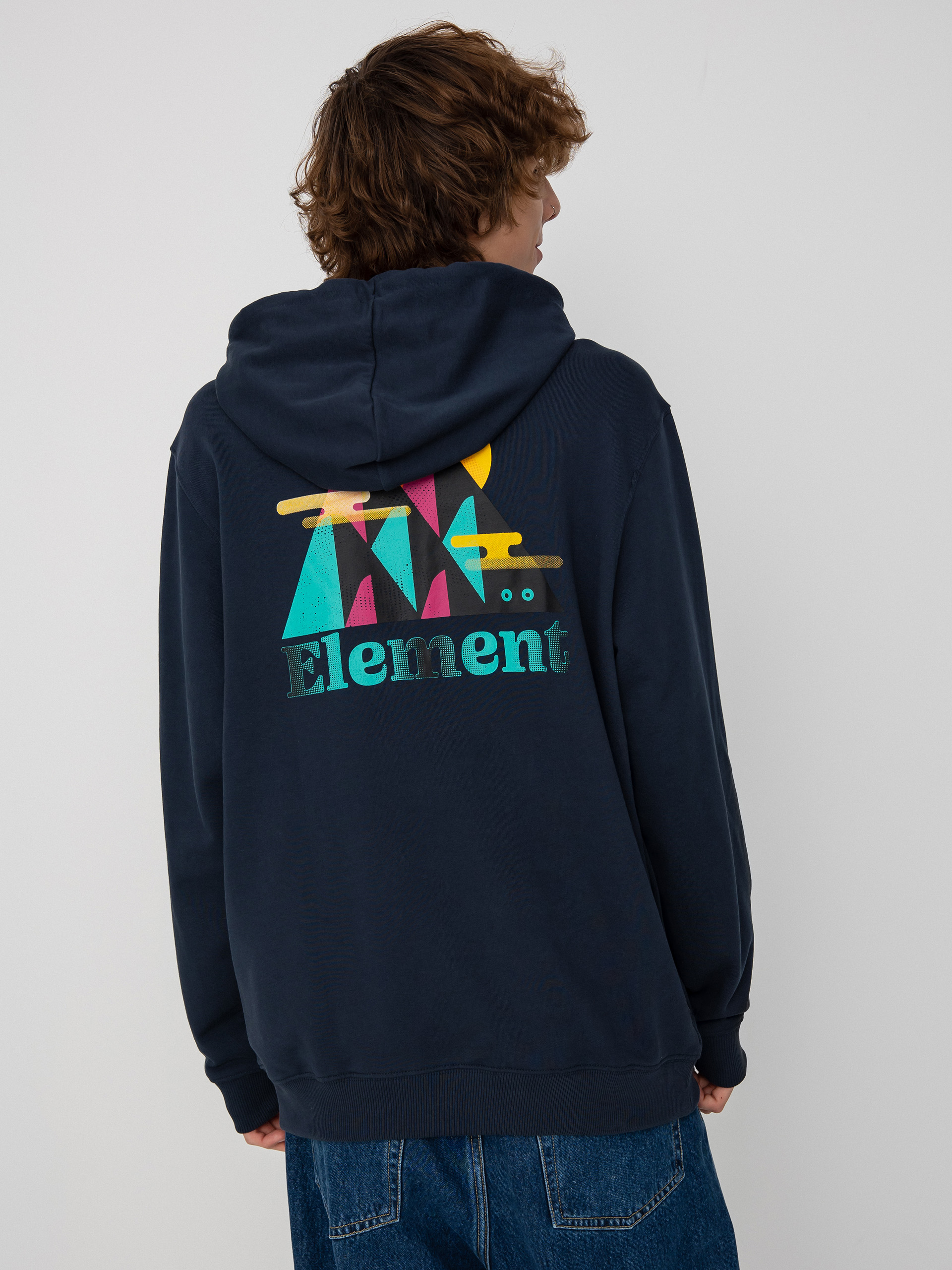 Mikina s kapucí Element Hills HD (eclipse navy)