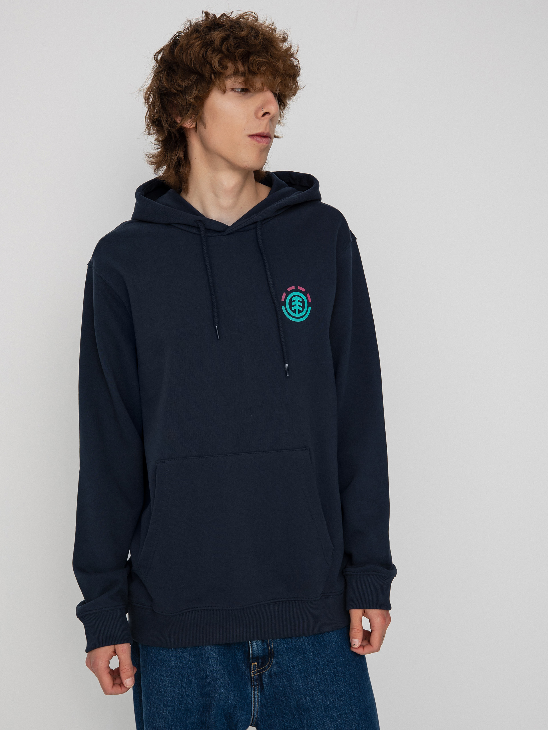 Mikina s kapucí Element Hills HD (eclipse navy)