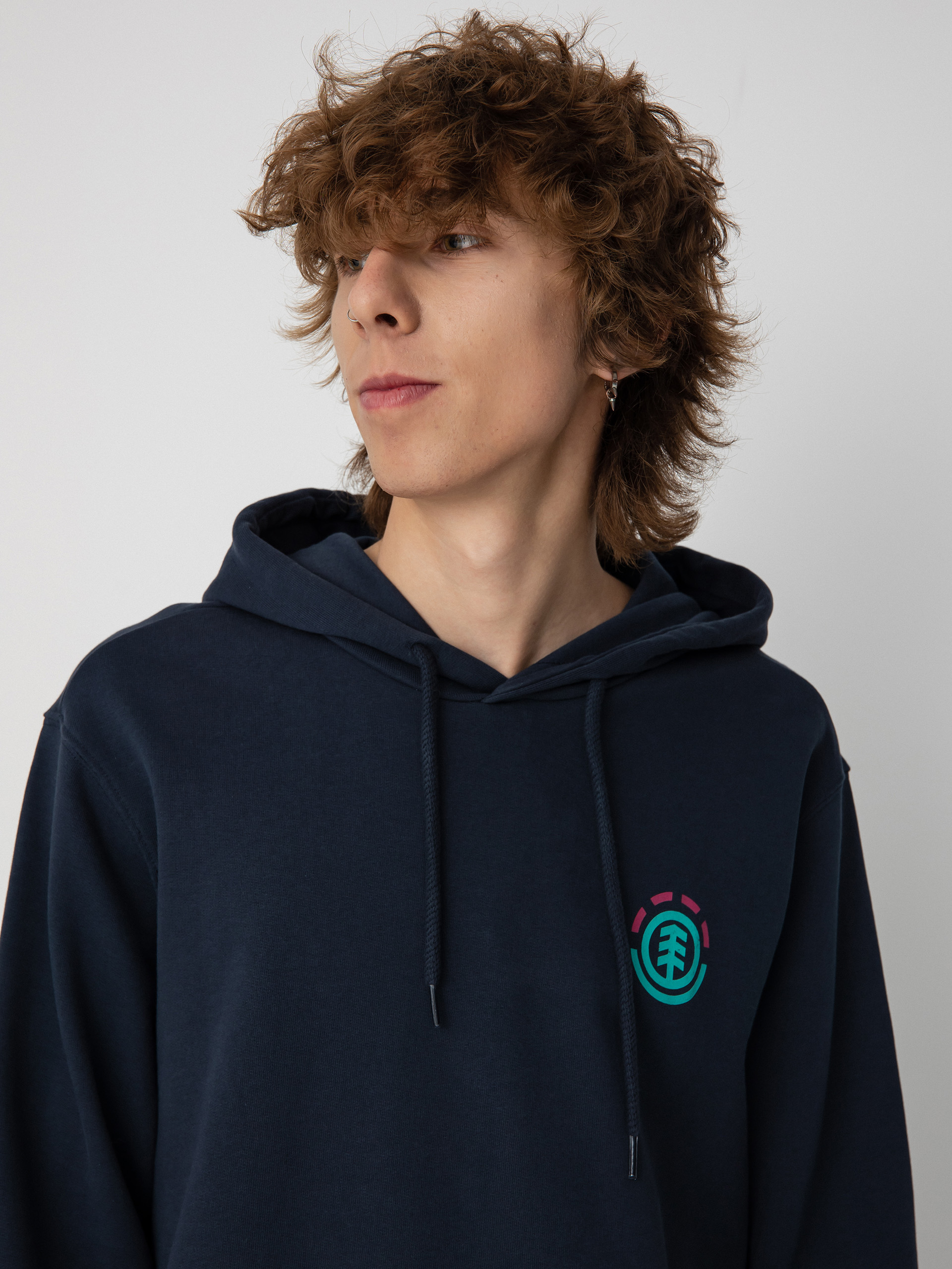 Mikina s kapucí Element Hills HD (eclipse navy)