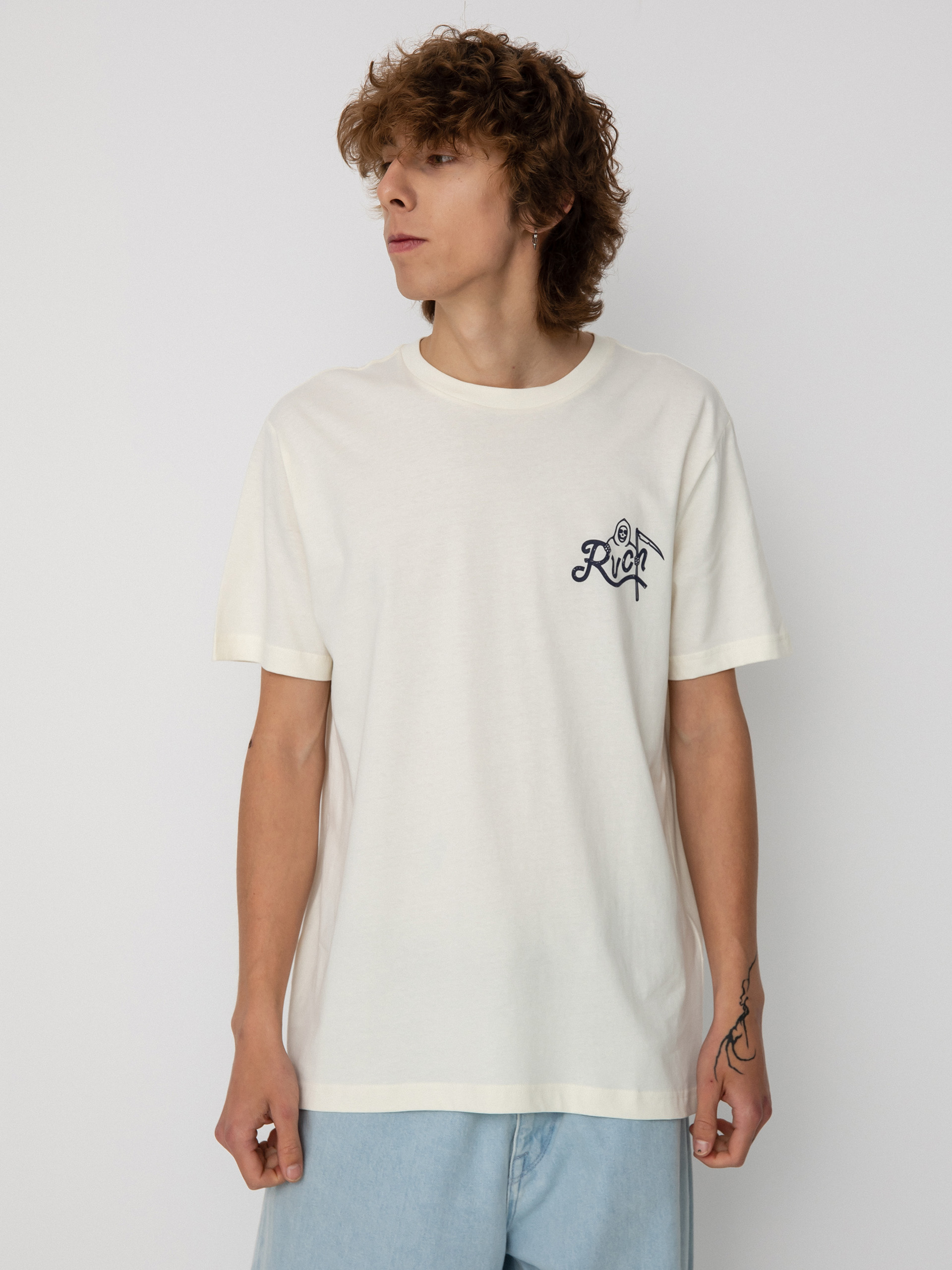 Tričko RVCA Parting Ways (antique white)