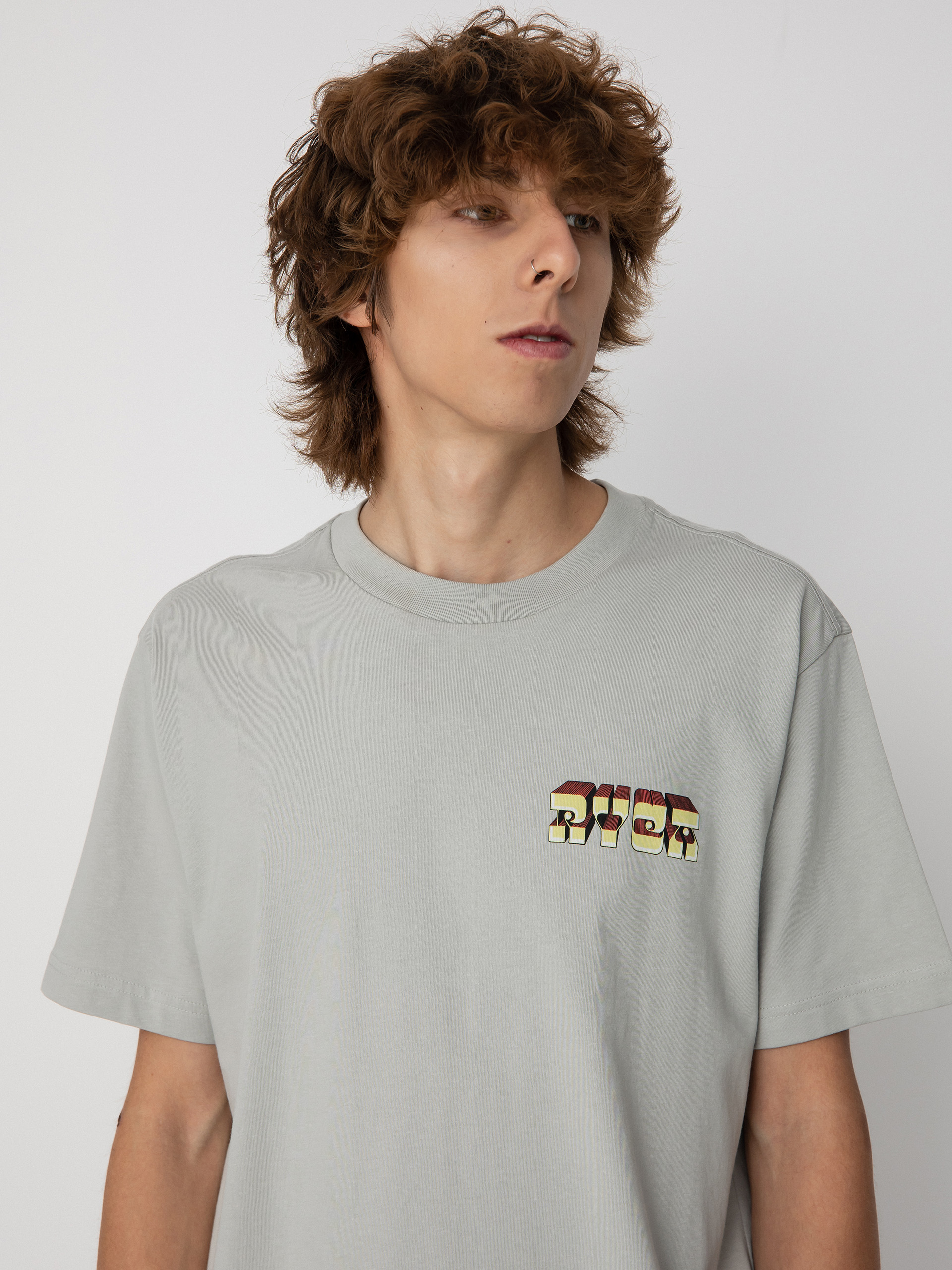 Tričko RVCA Portal (bright coral)