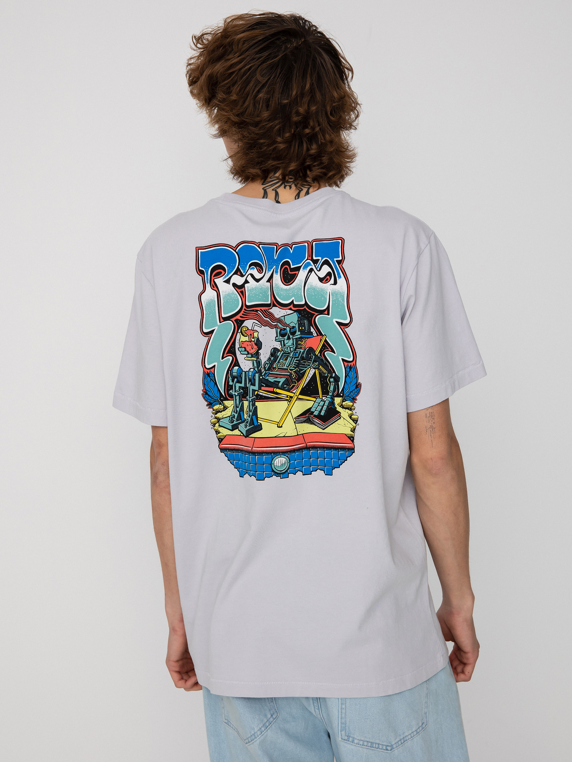 Tričko RVCA Resort Technica (fog)