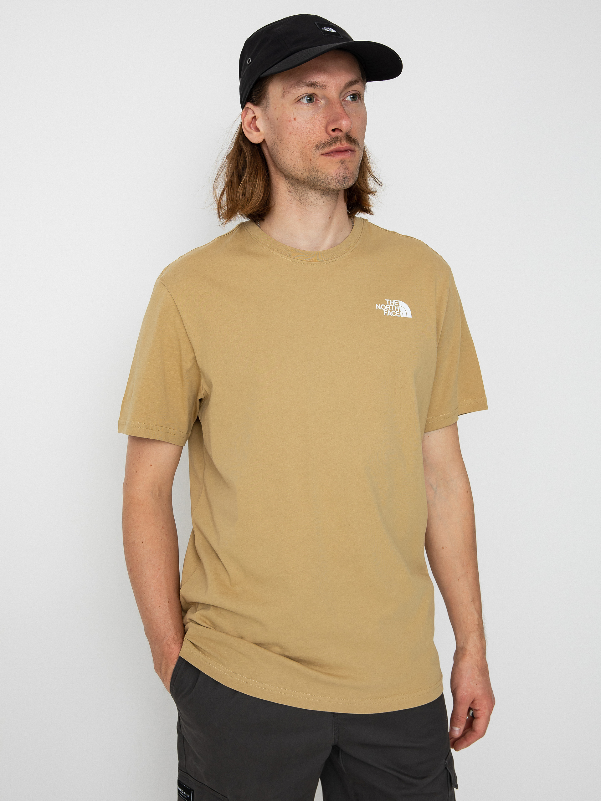 Tričko The North Face Redbox (khaki stone)