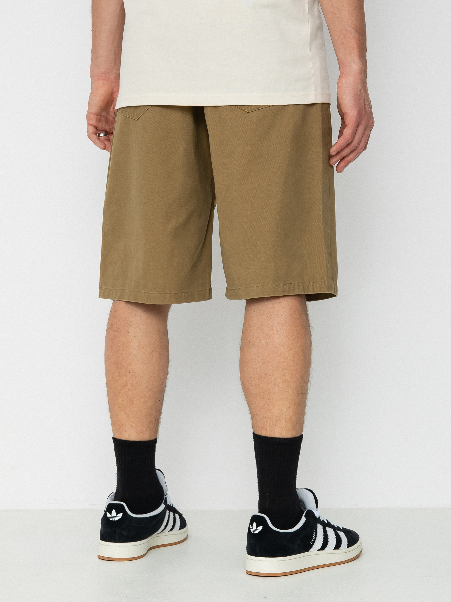 Kraťasy MassDnm Slang Baggy Fit (beige)