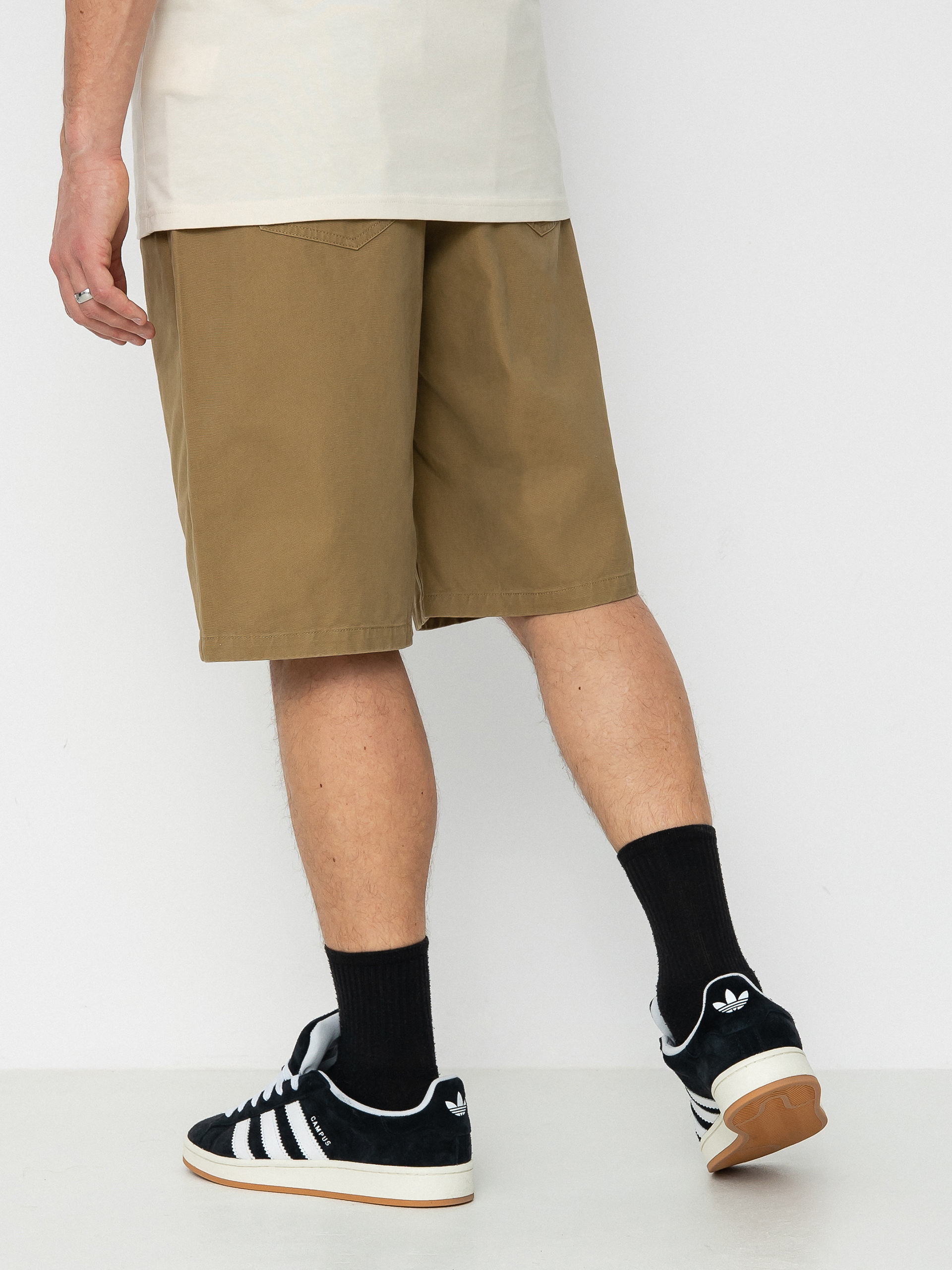 Kraťasy MassDnm Slang Baggy Fit (beige)