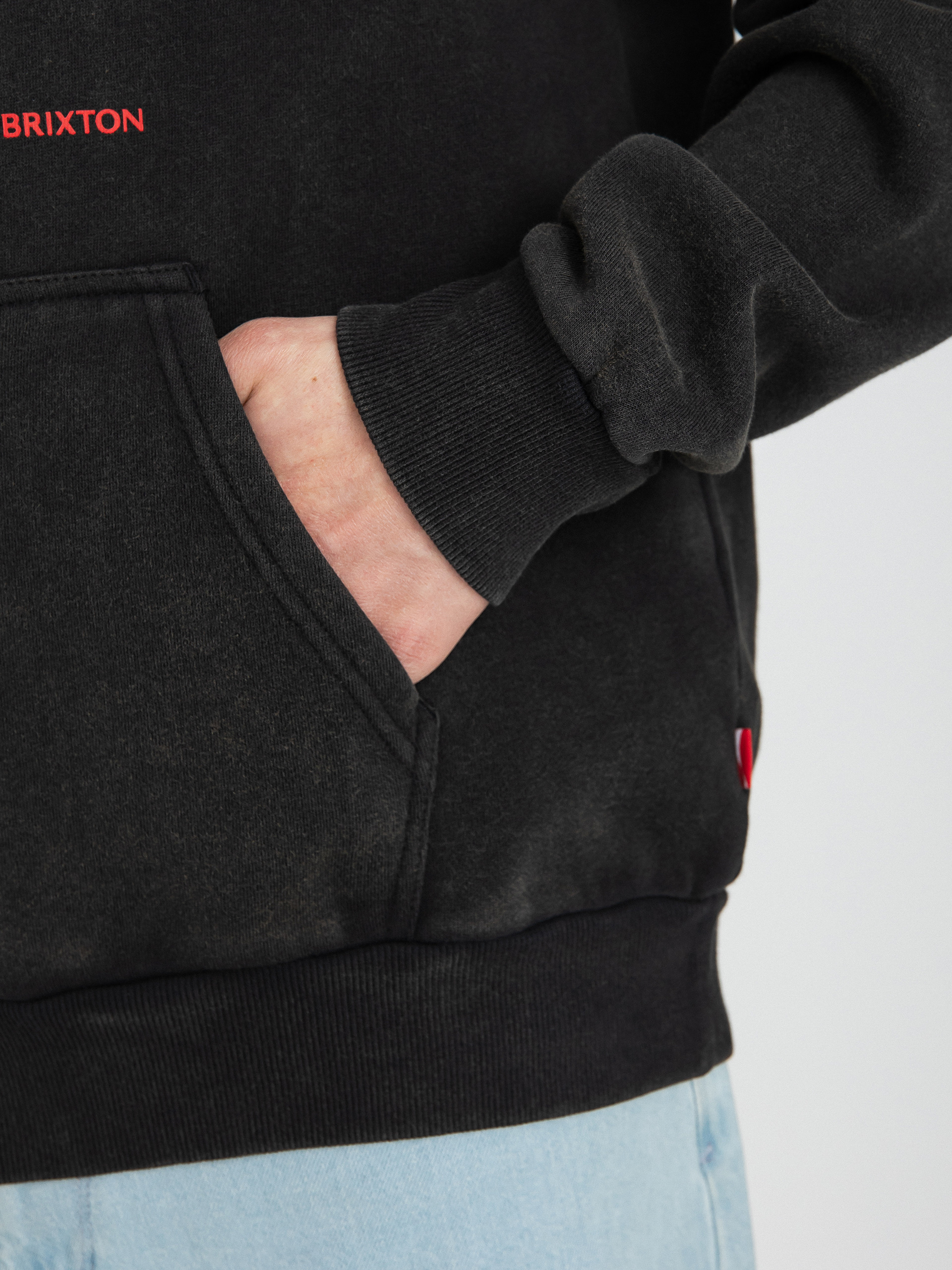 Mikina s kapucí Brixton Coca-Cola Having Fun HD (black)