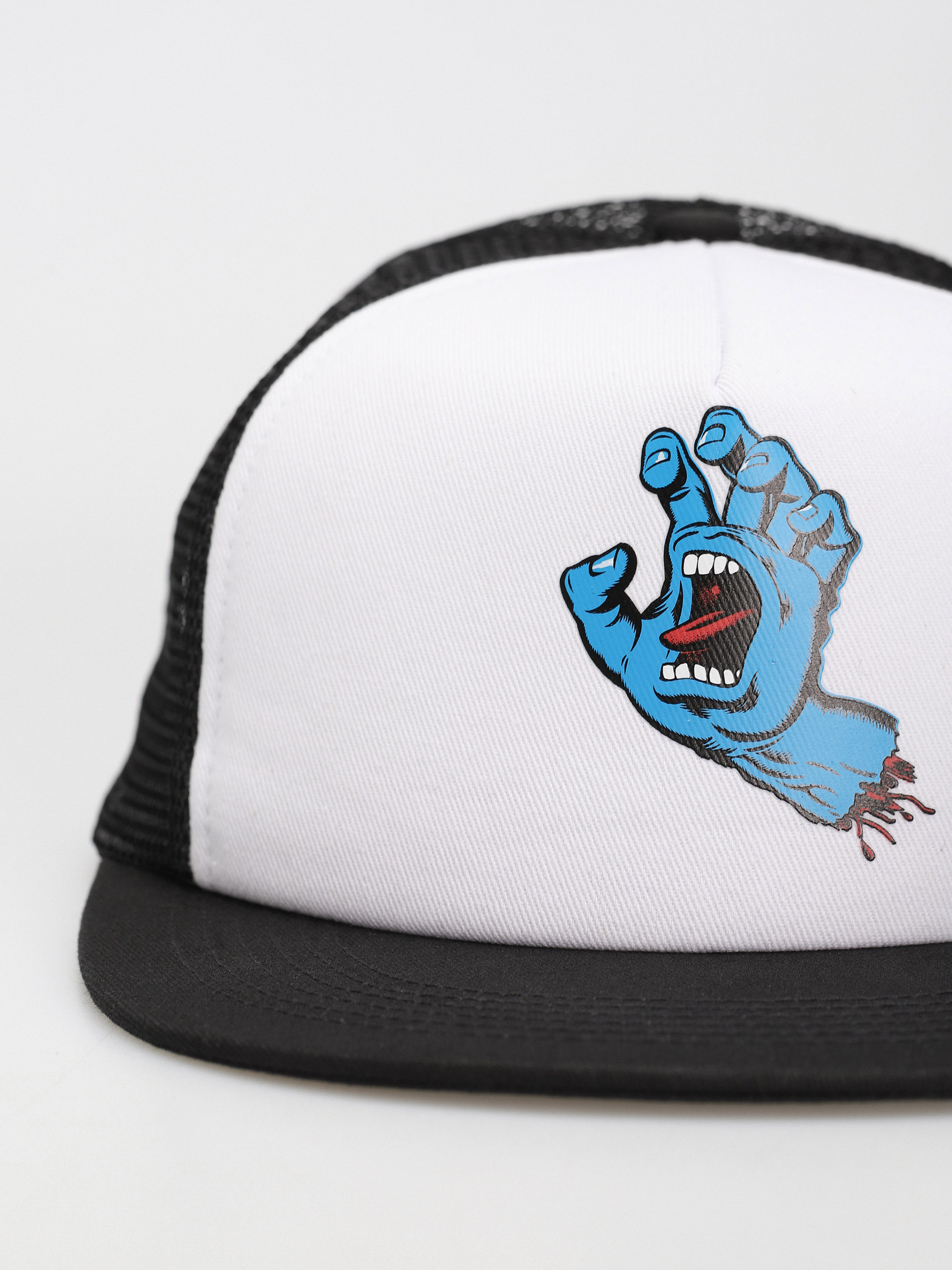 Kšiltovka  Santa Cruz Classic Hand Mesh (white/black)