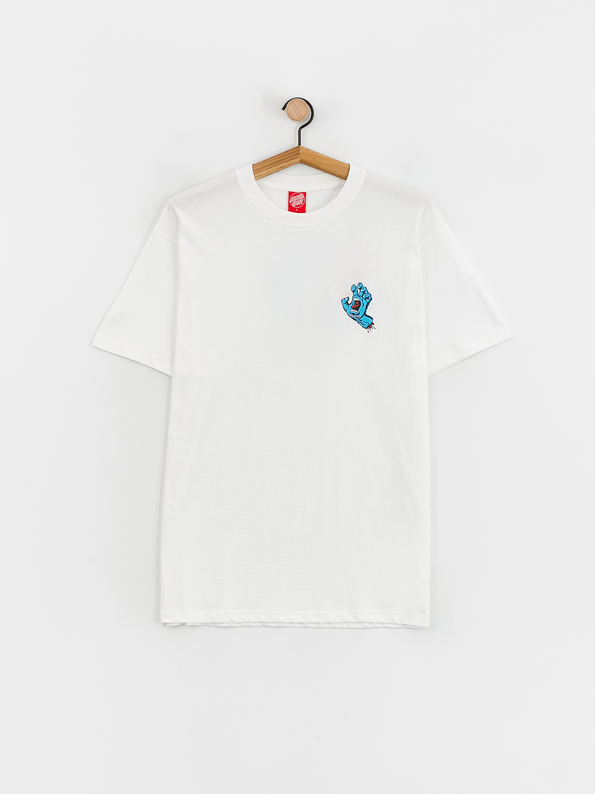 Tričko Santa Cruz Screaming Hand Chest (white)