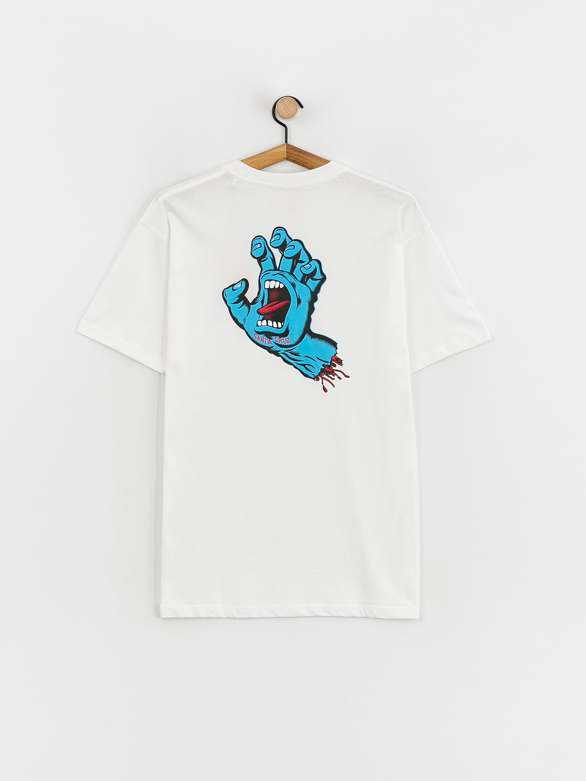 Tričko Santa Cruz Screaming Hand Chest (white)
