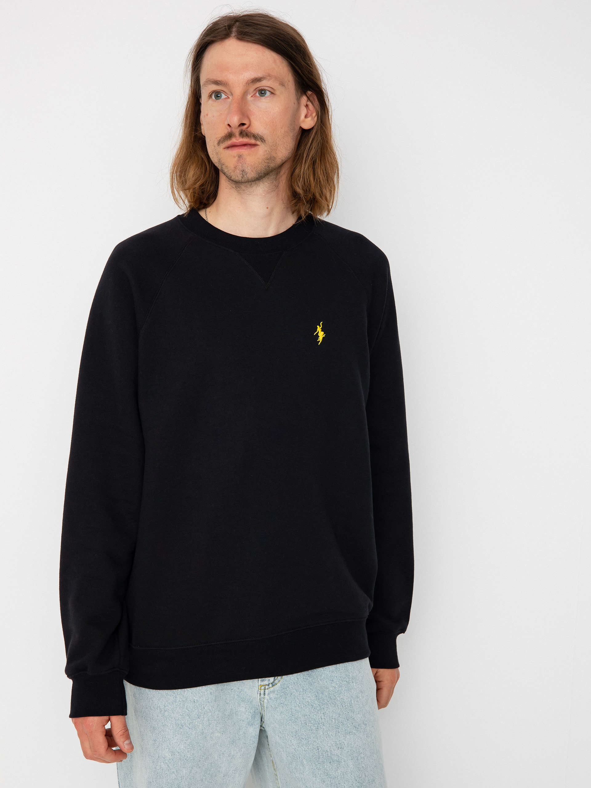 Mikina Polar Skate No Comply Default Crewneck (black)