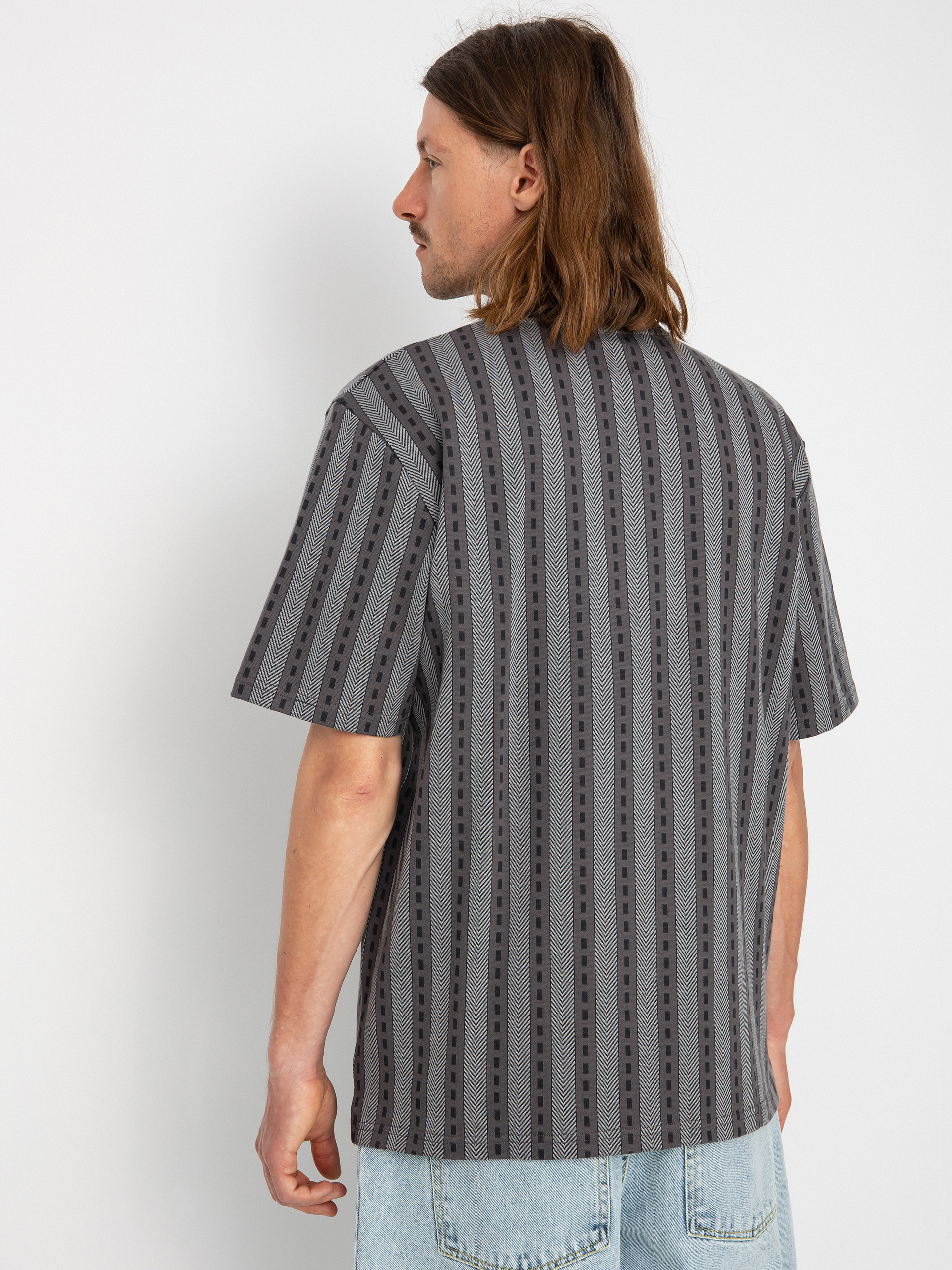 Polo tričko Polar Skate Road Zip (graphite)