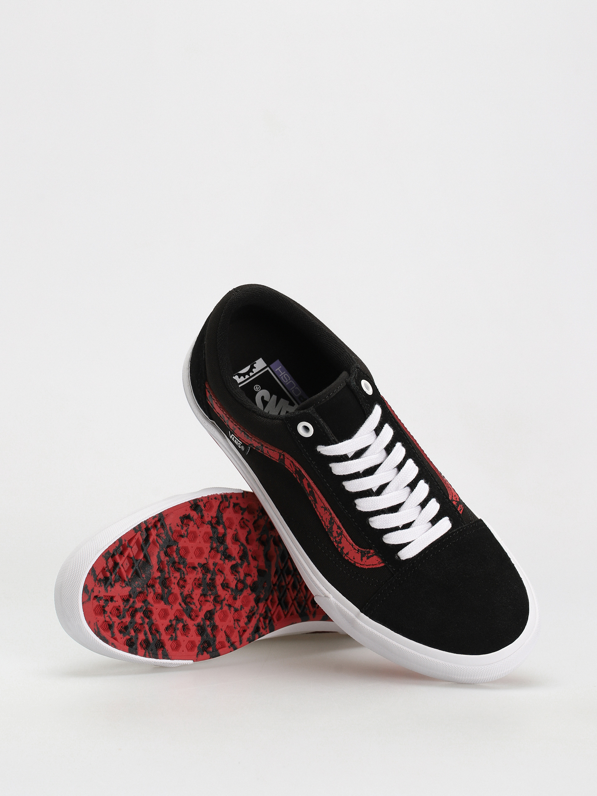 Boty Vans Bmx Old Skool (marble black/white/red)