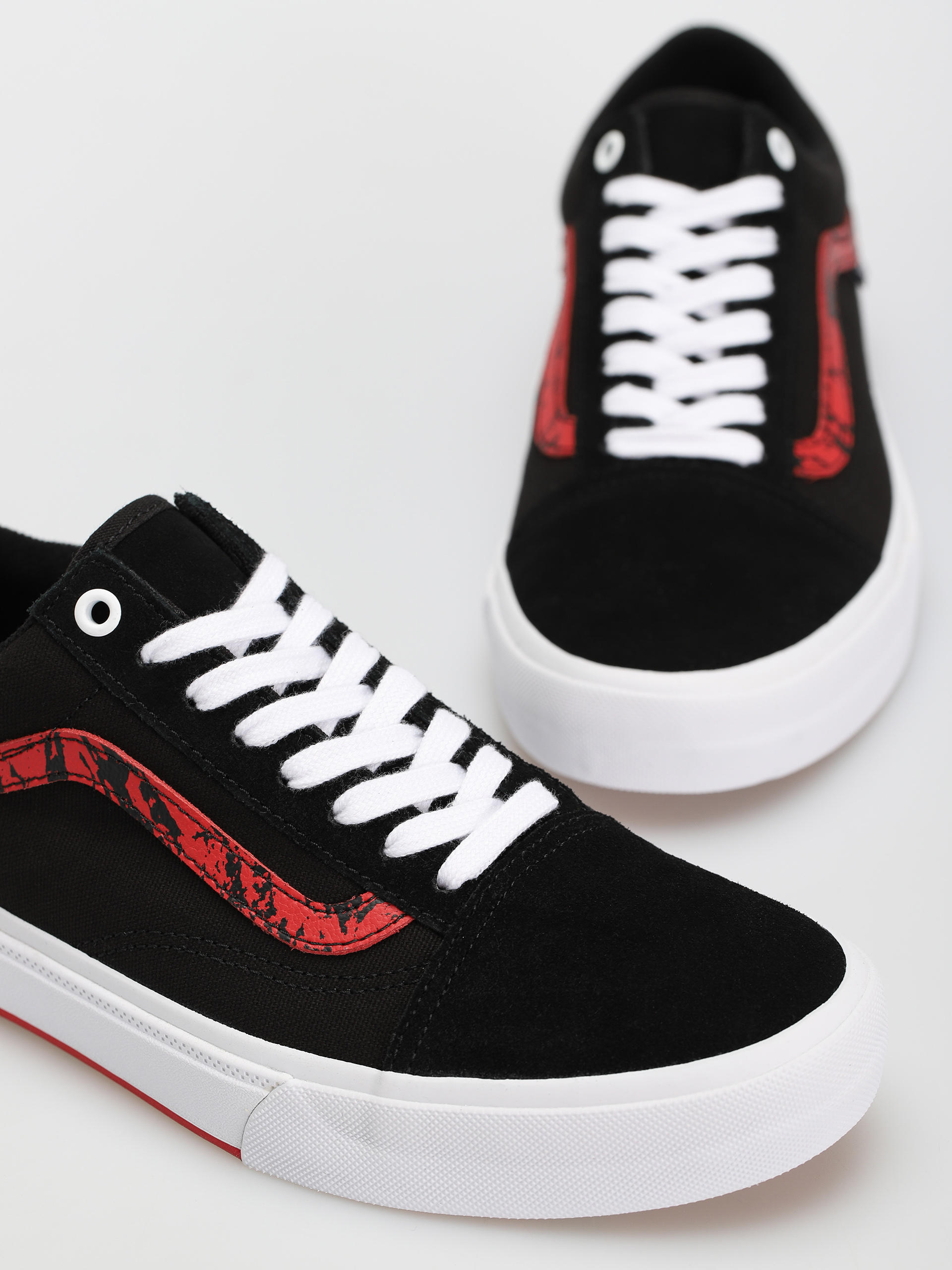 Boty Vans Bmx Old Skool (marble black/white/red)