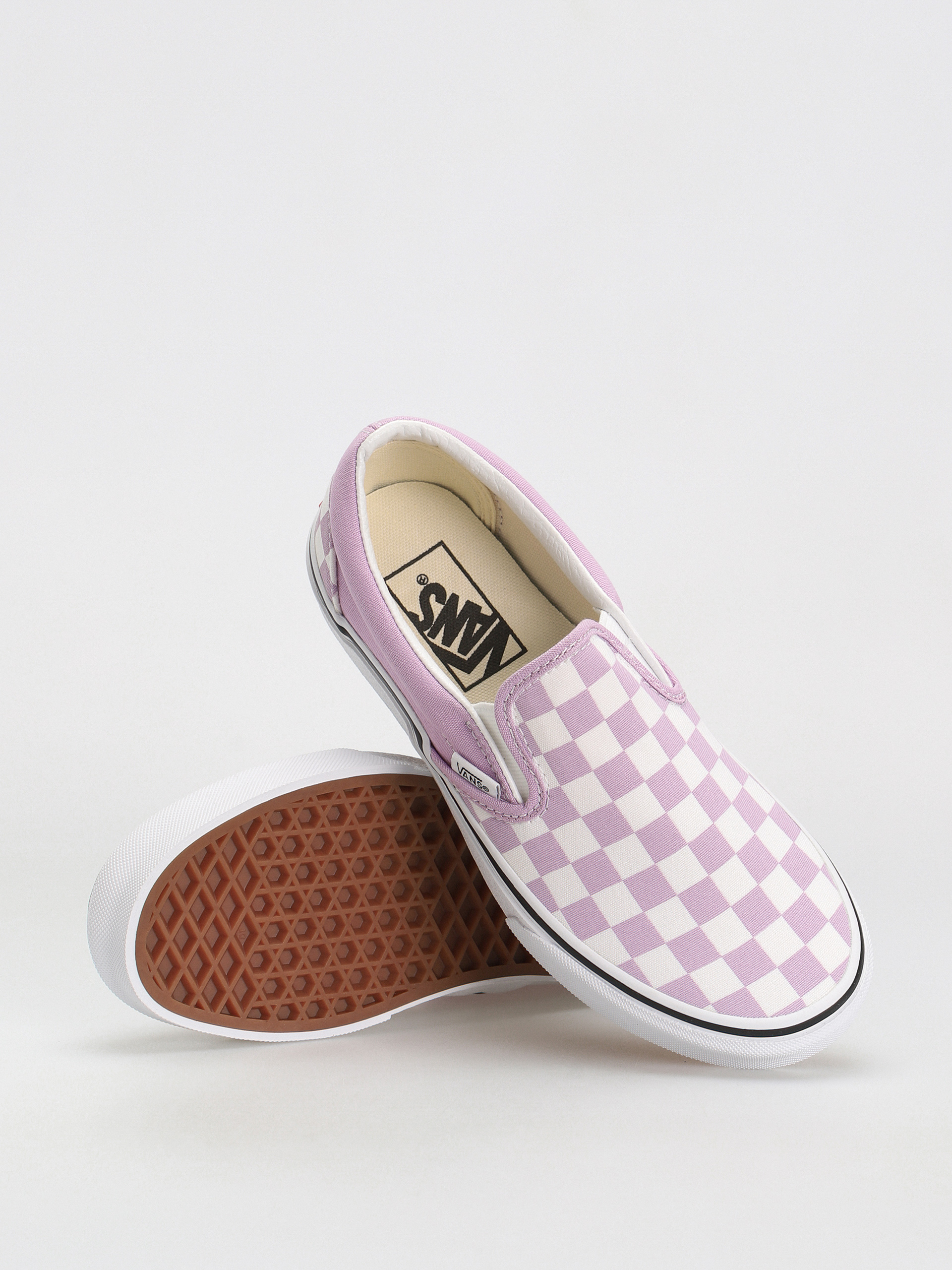 Boty Vans Classic Slip On (color theory checkerboard lupine)
