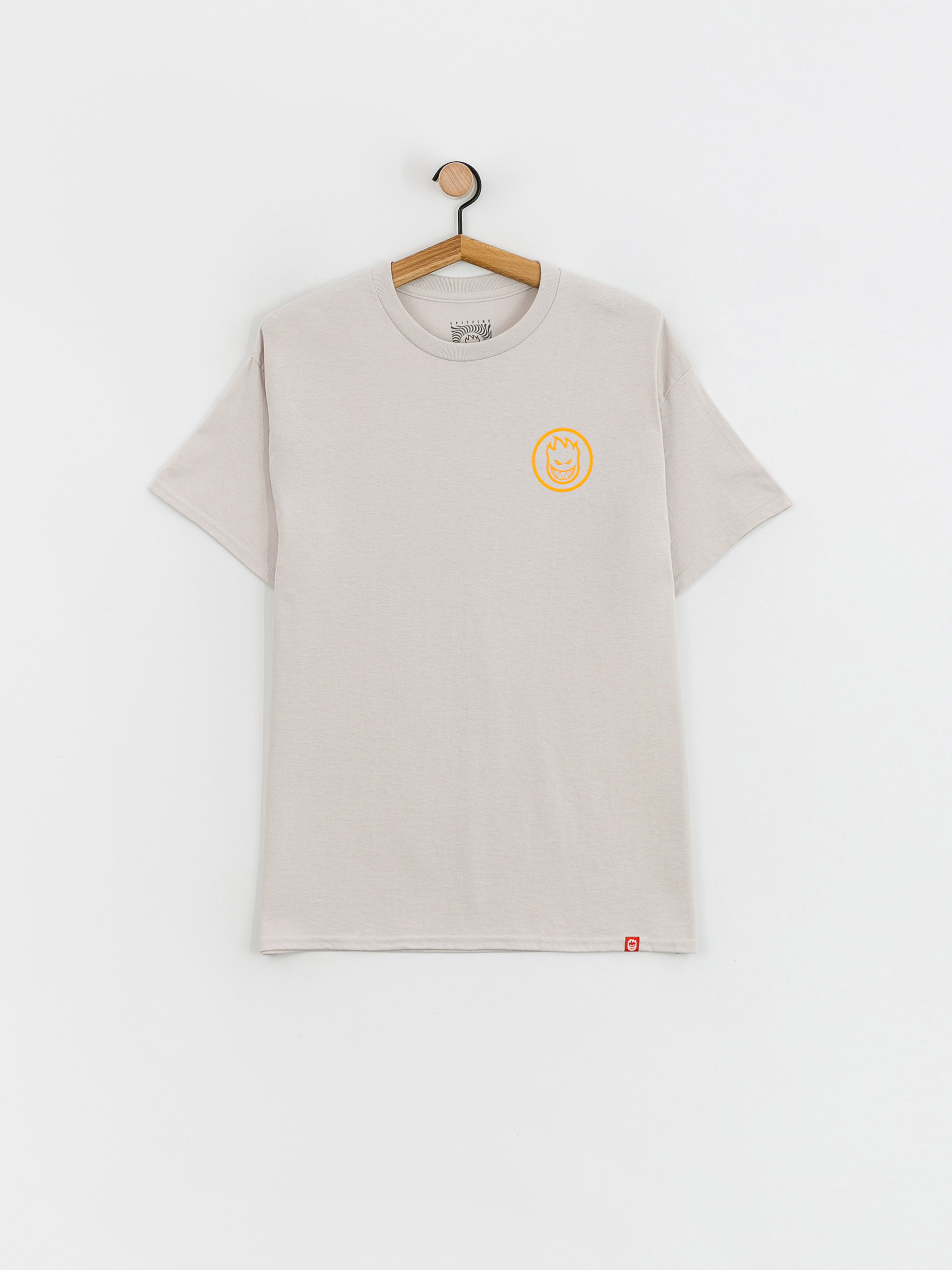 Tričko Spitfire Classic Swirl (ice grey w/gold prints)