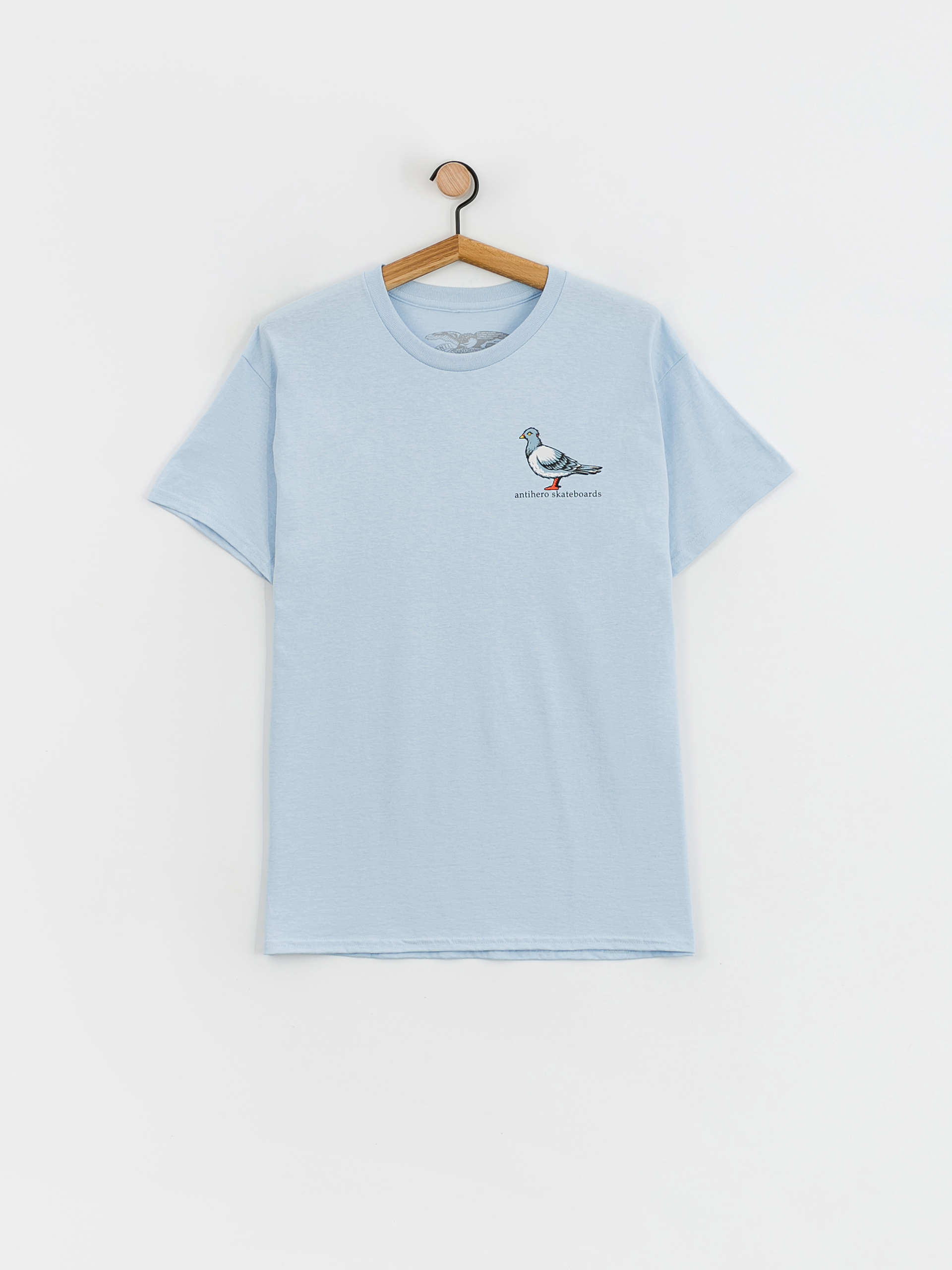 Tričko Antihero Lil Pigeon (light blue w/multi color print)