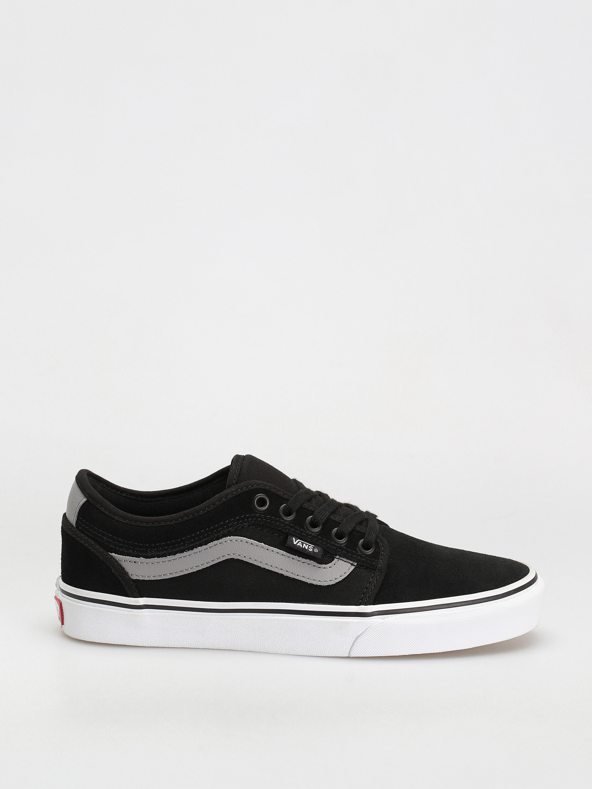 Boty Vans Chukka Low Sidestripe (black/gray/white)