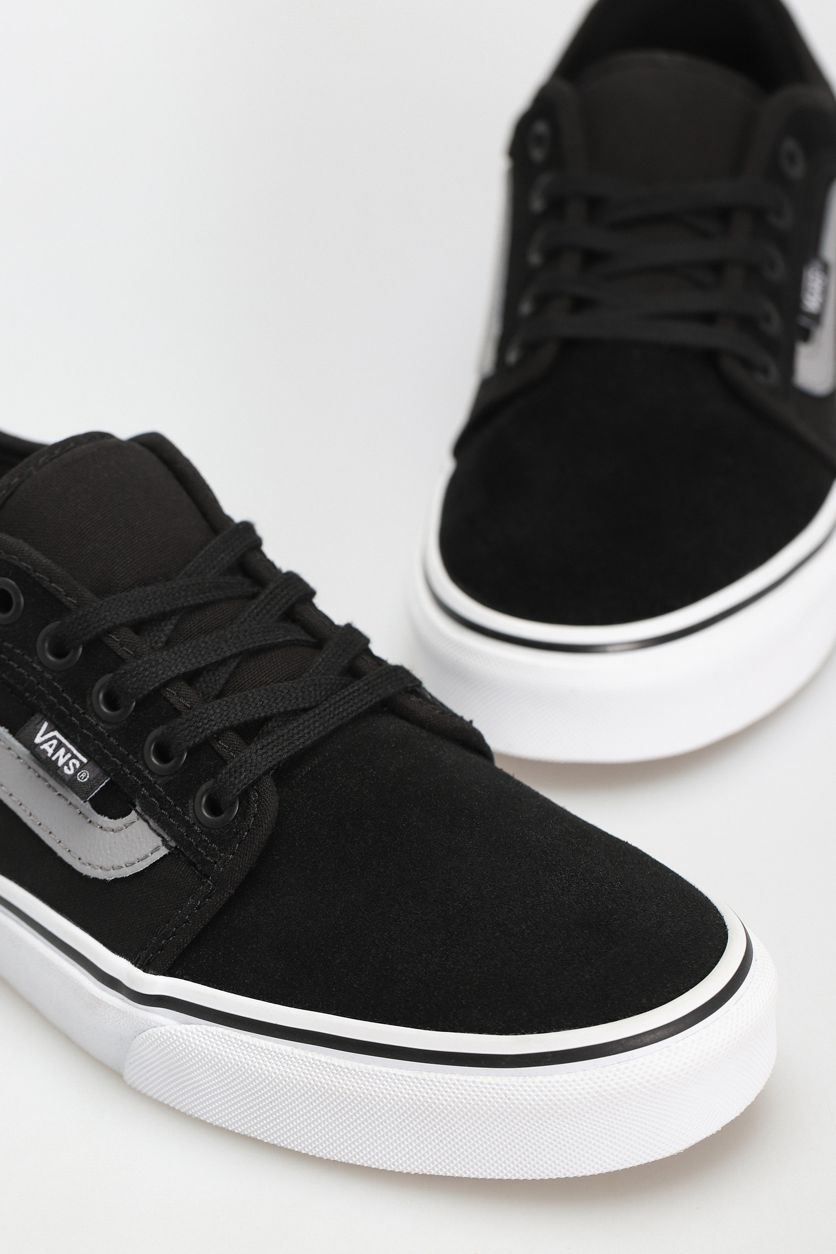 Boty Vans Chukka Low Sidestripe (black/gray/white)