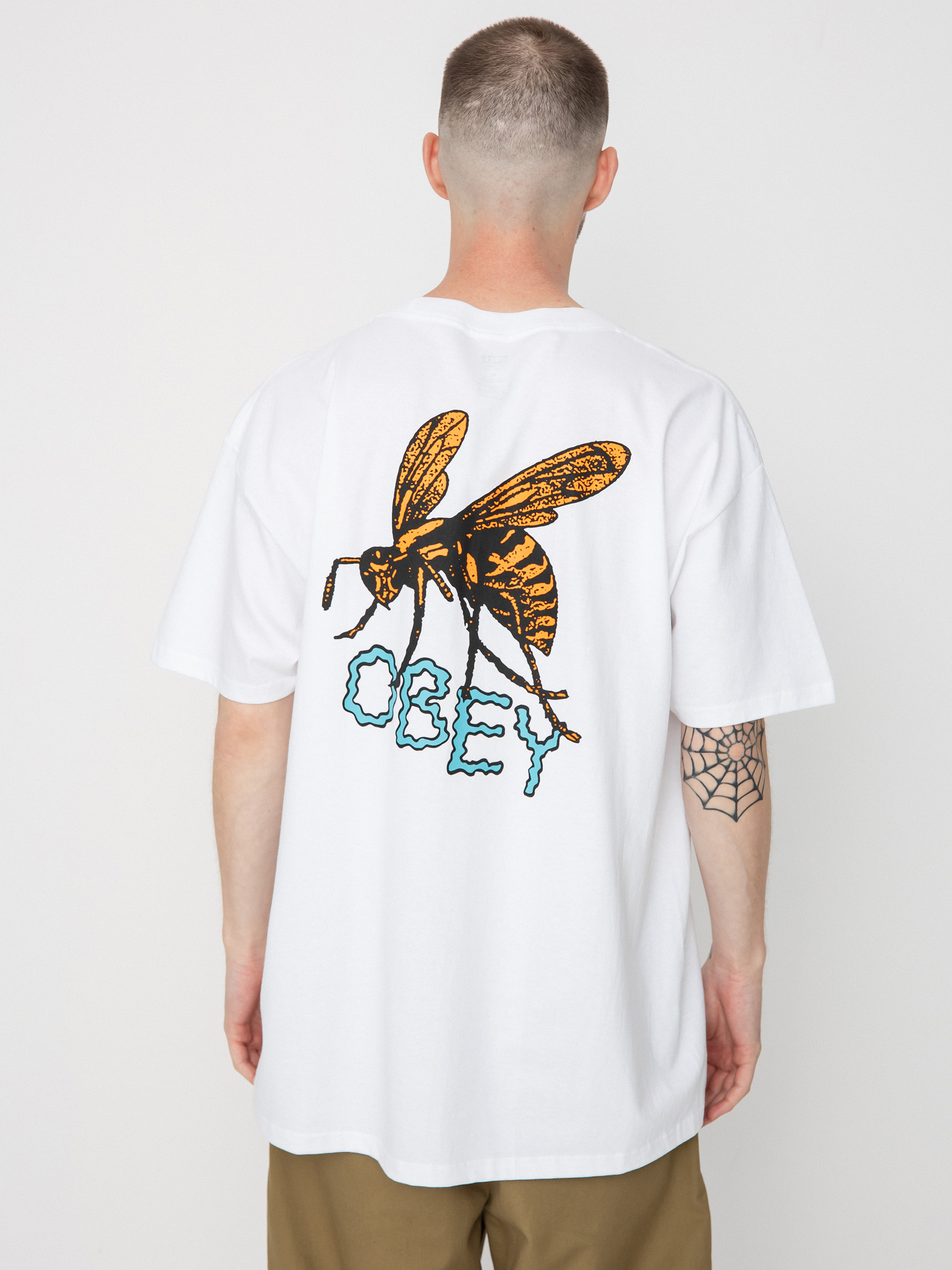 Tričko OBEY Honey Bee (white)