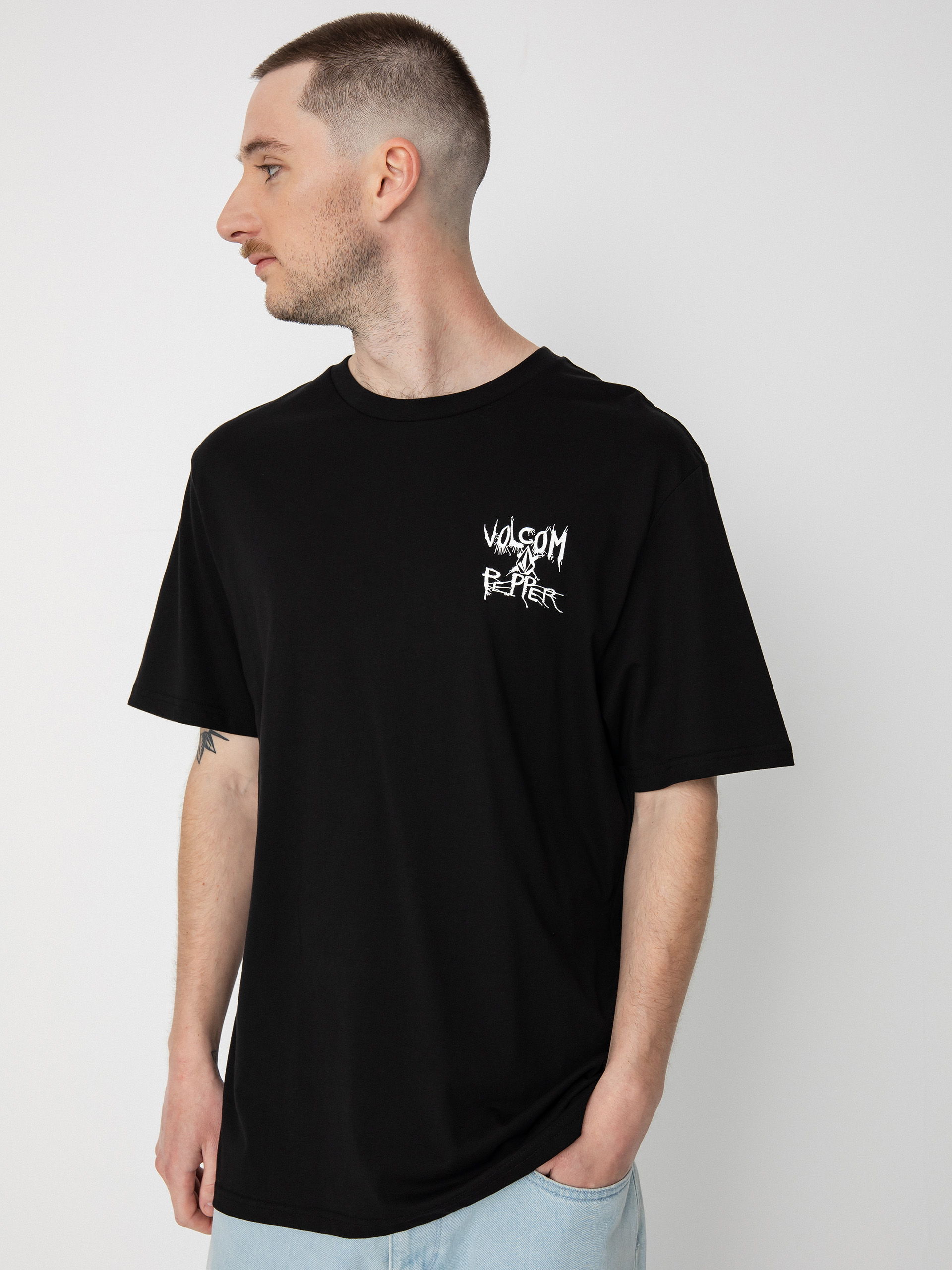 Tričko Volcom V Ent X Pepper (black)