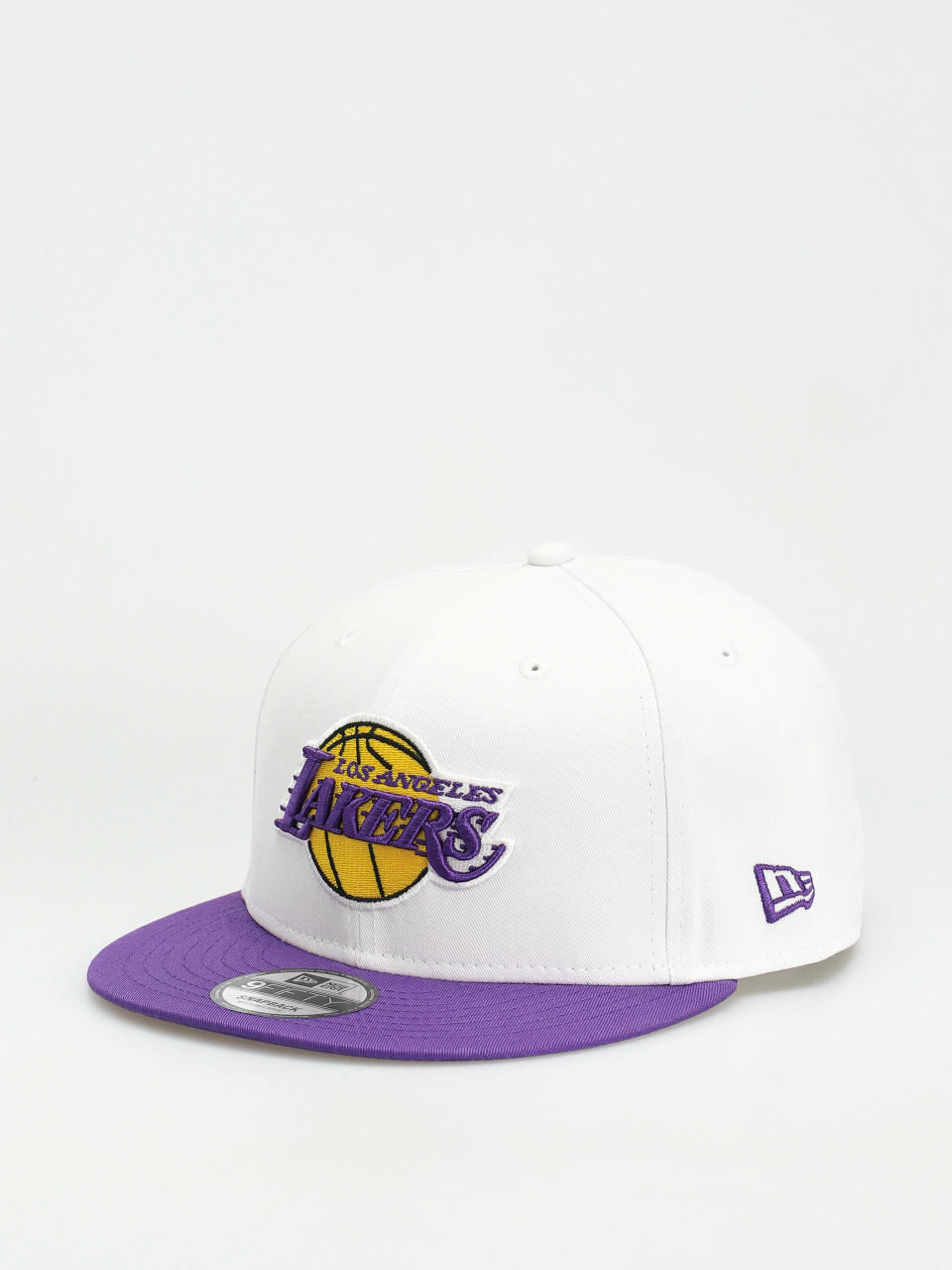 Kšiltovka  New Era White Crown Team 9Fifty Los Angeles Lakers (white/purple)