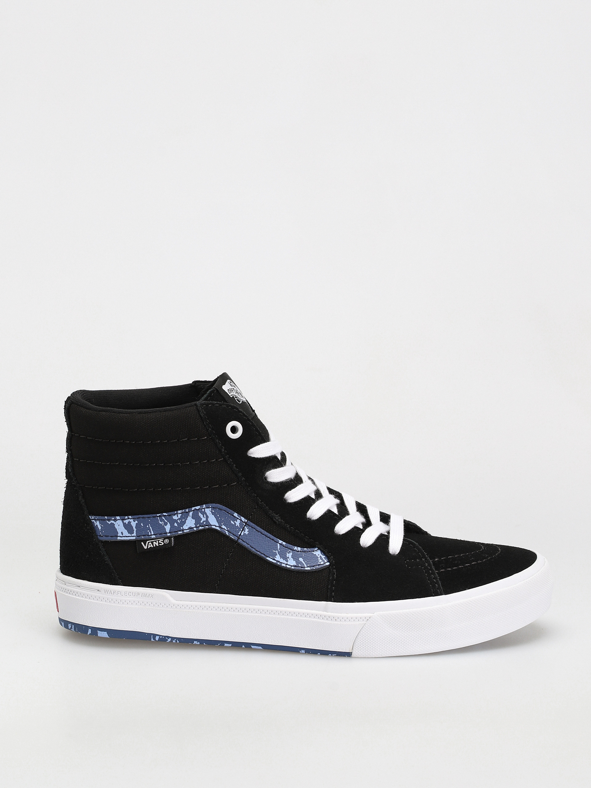 Boty Vans Bmx Sk8 Hi (marble black/white/blue)