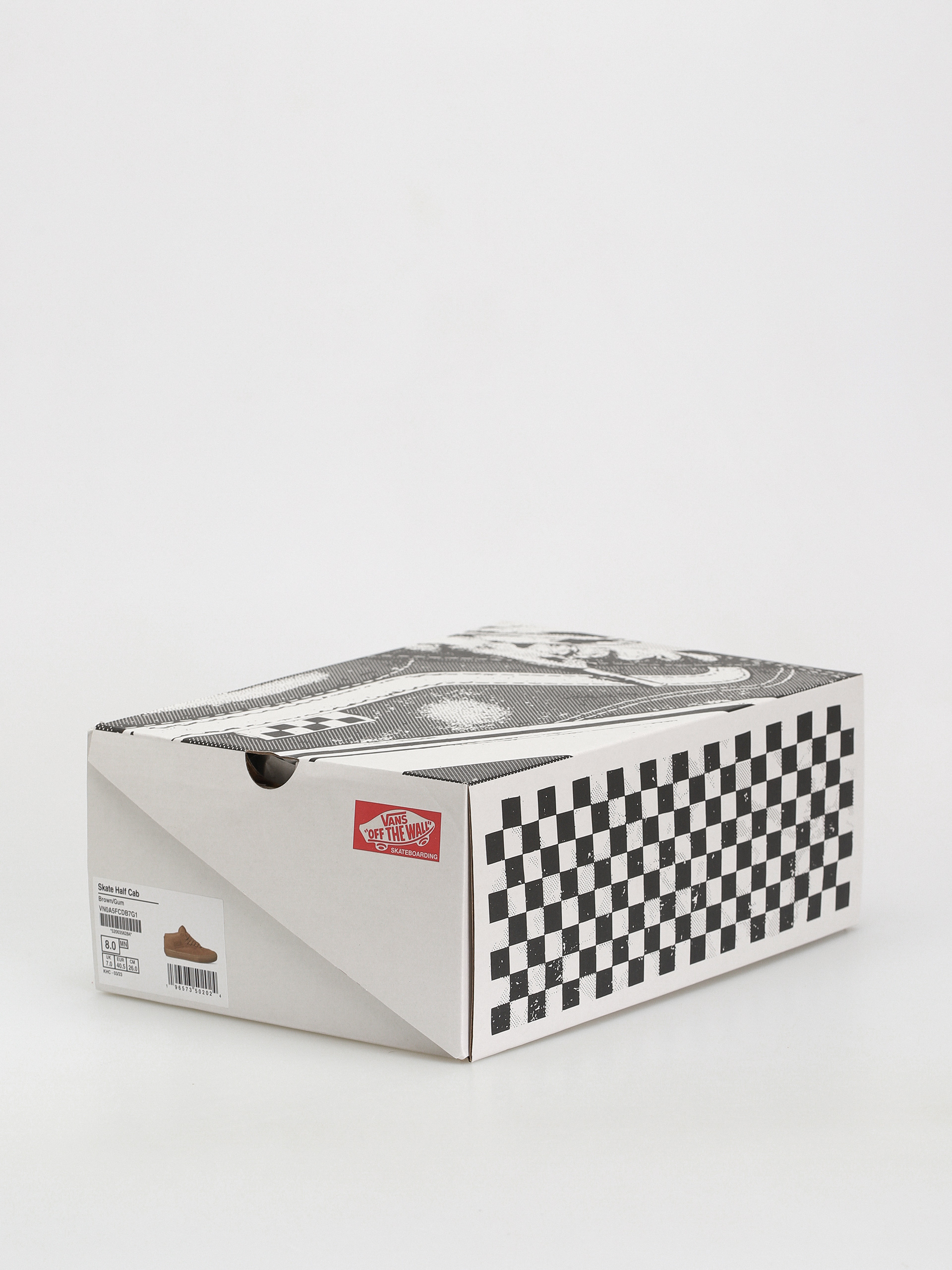 Boty Vans Skate Half Cab (brown/gum)