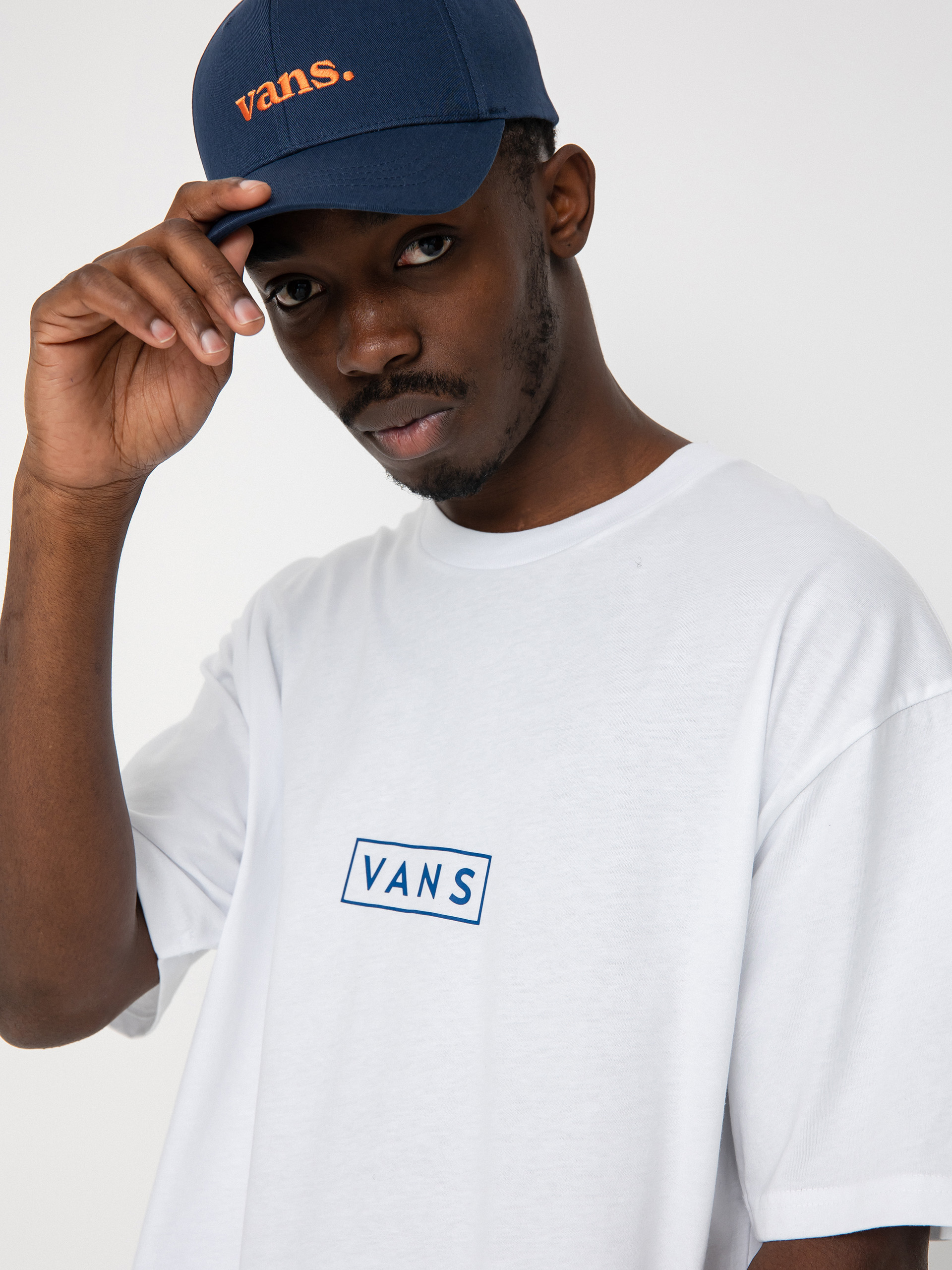 Tričko Vans Classic Easy Box (white/true blue)