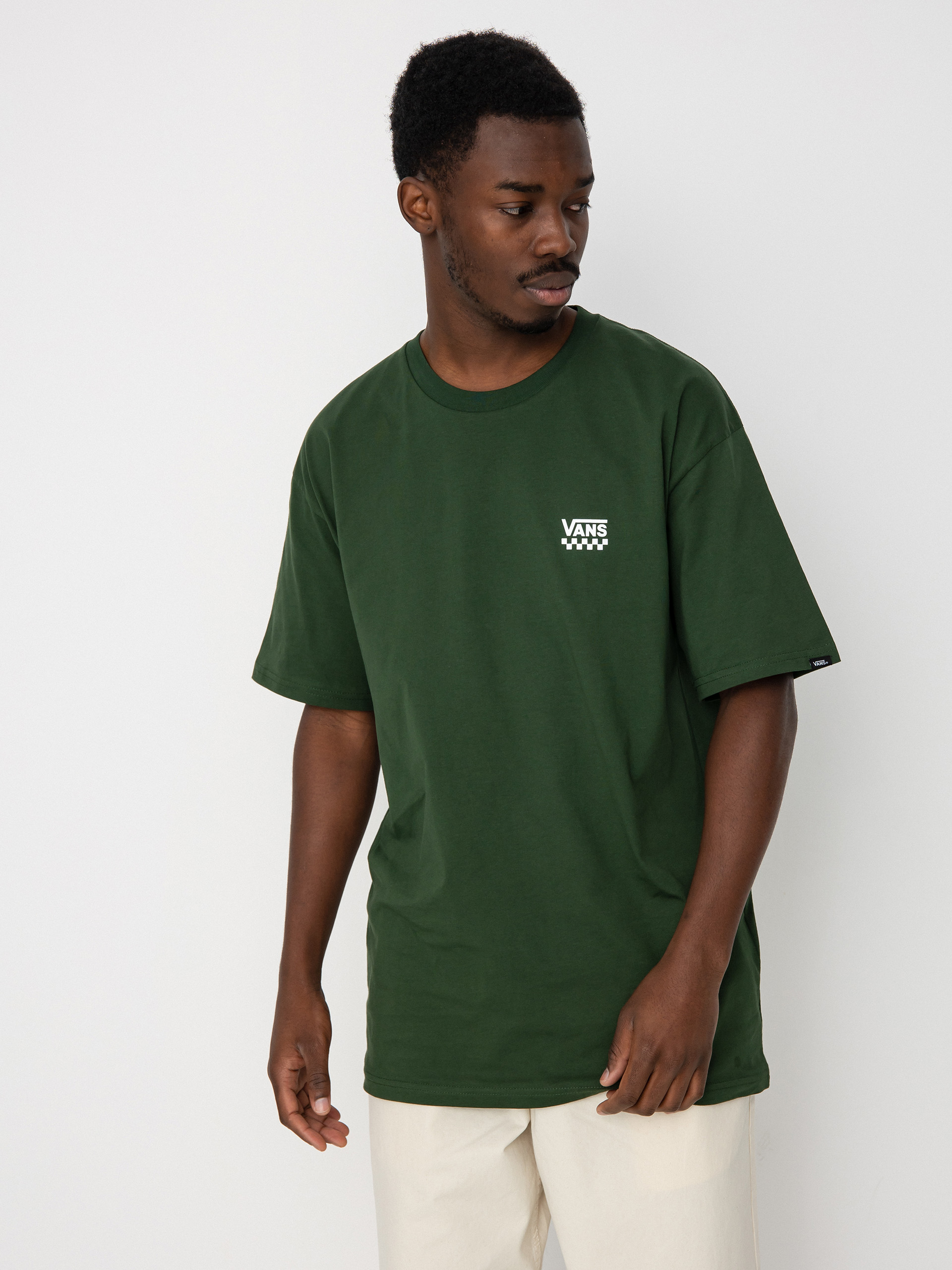 Tričko Vans Left Chest Logo II (mountain view/white)