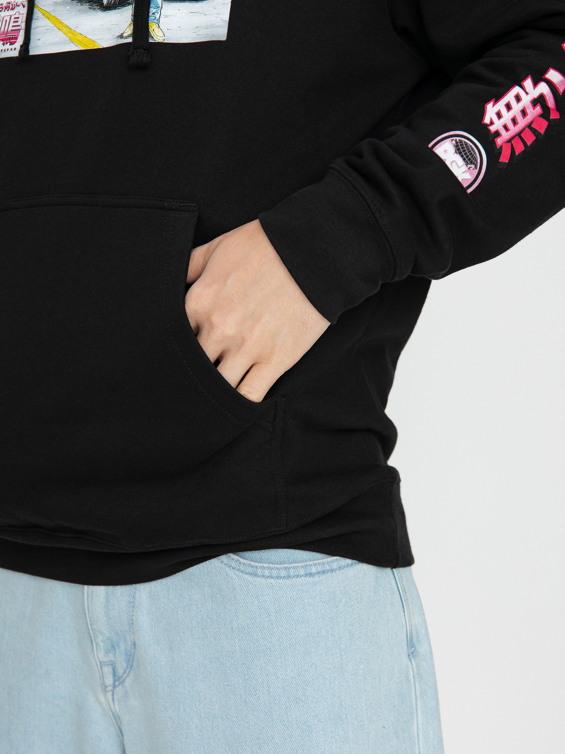 Mikina s kapucí DGK Hachi Roku HD (black)