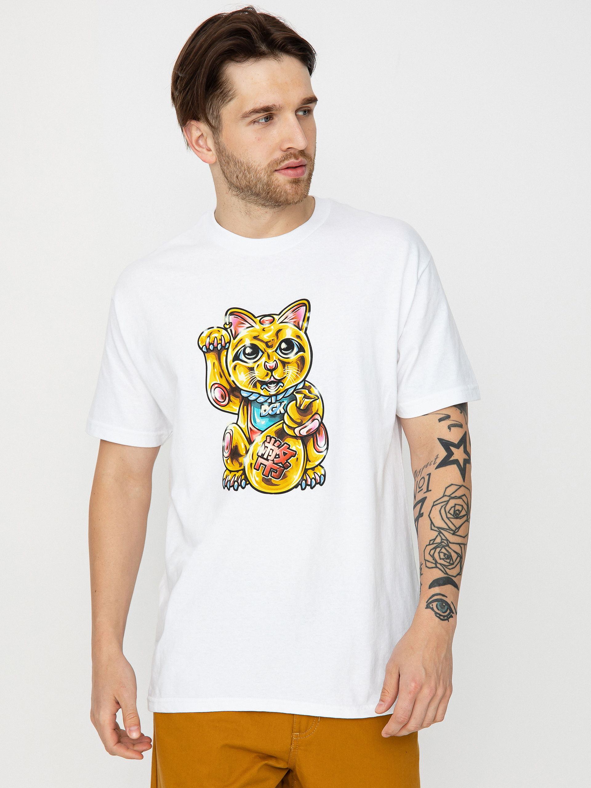 Tričko DGK Golden Cat (white)