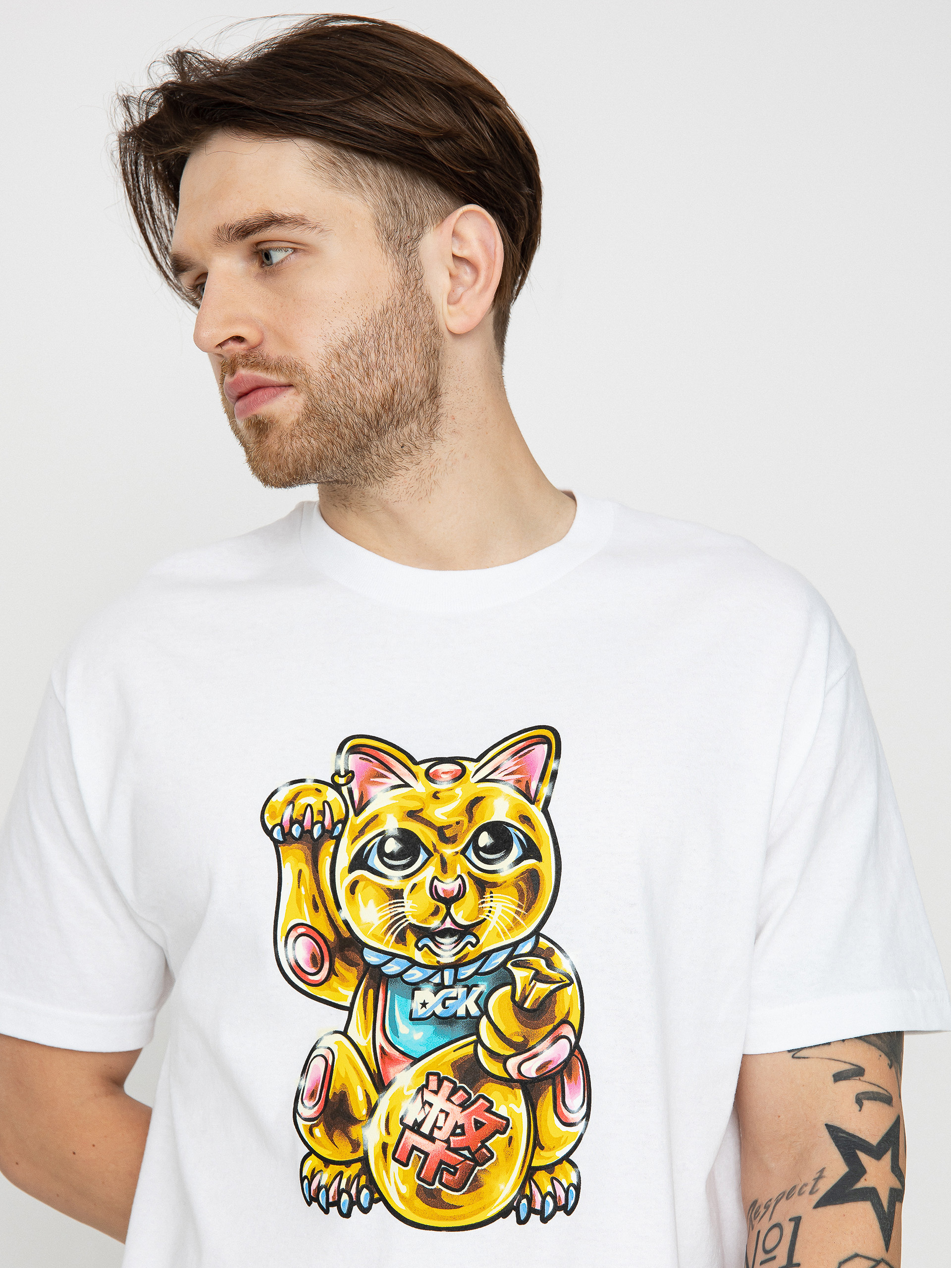 Tričko DGK Golden Cat (white)