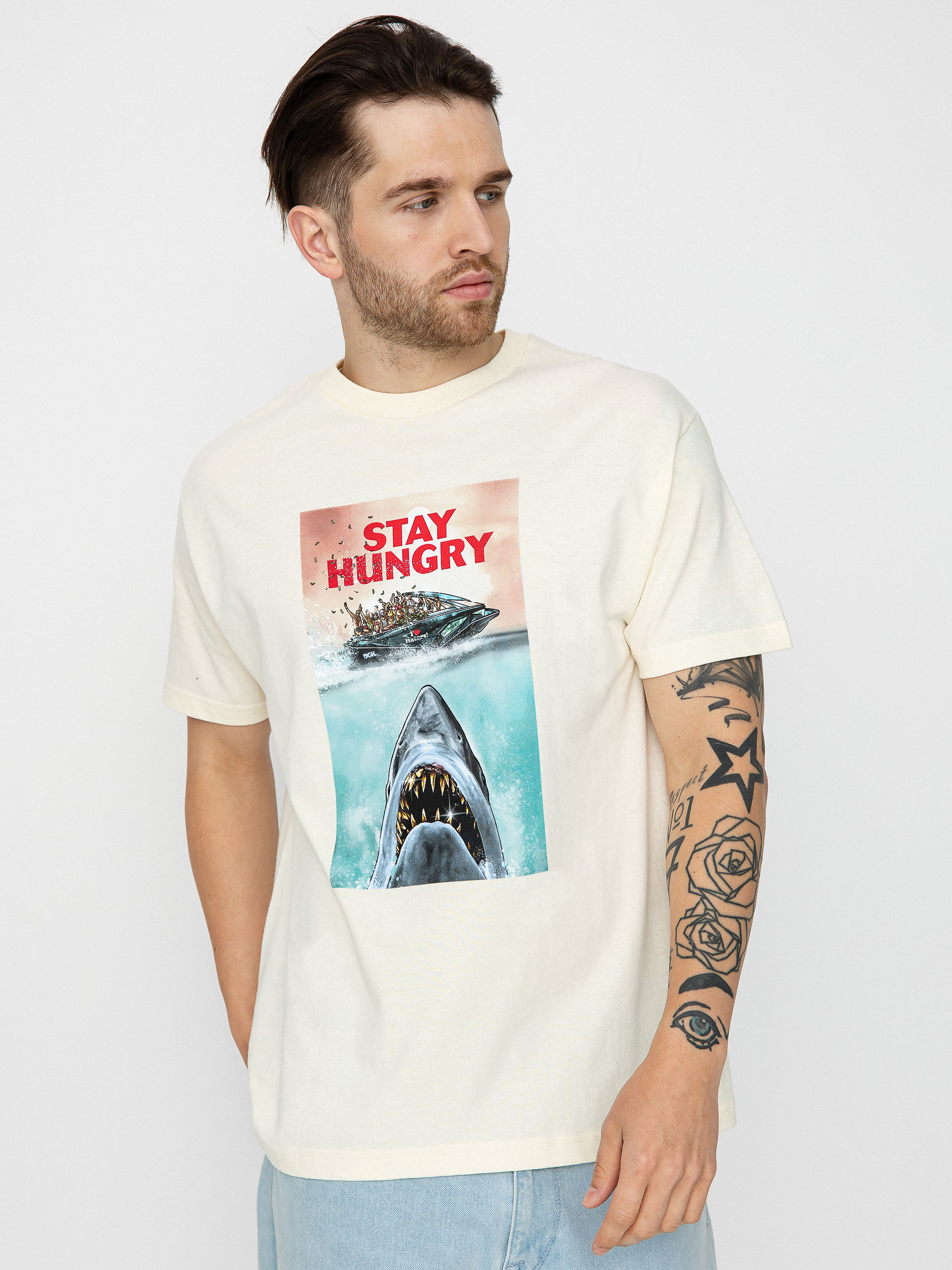 Tričko DGK Predator (cream)
