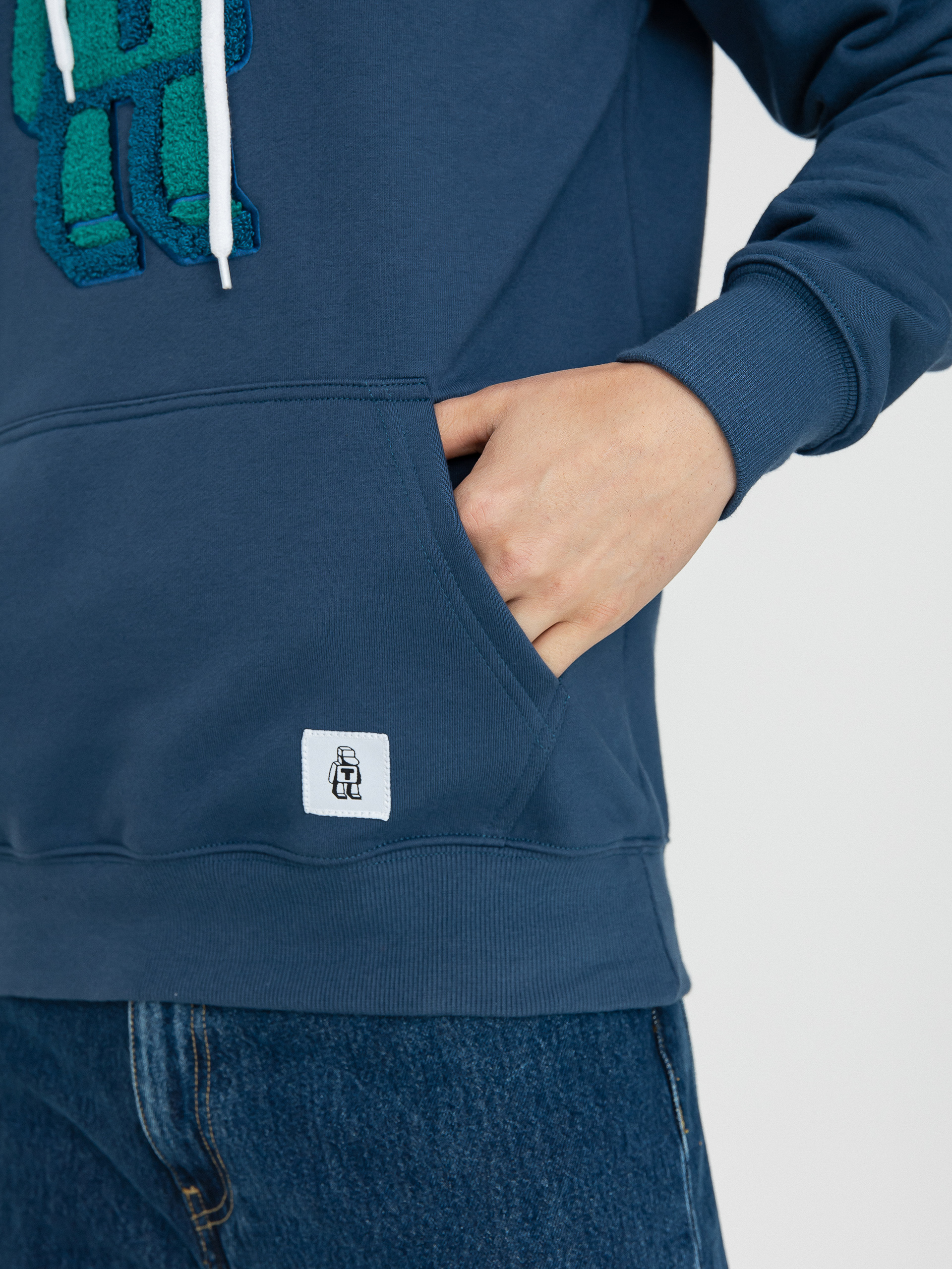 Mikina s kapucí Tabasko Logo Chanille HD (navy)