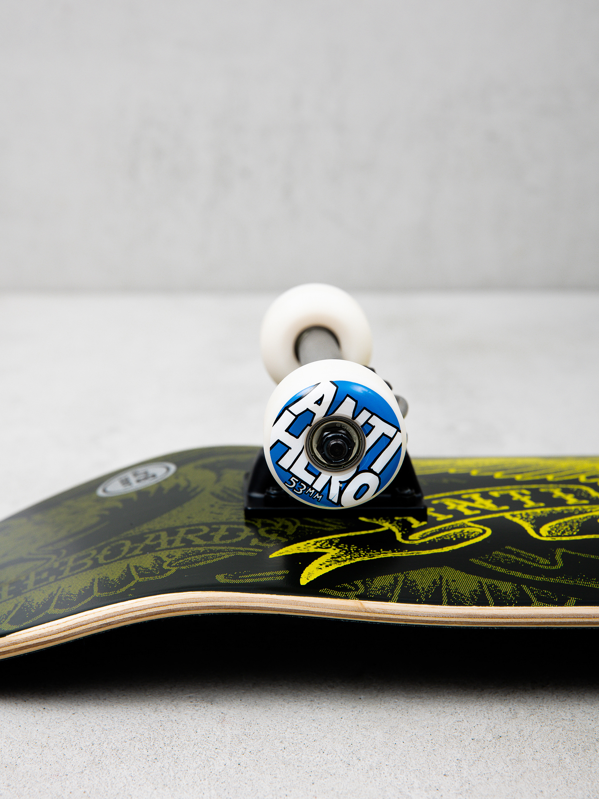 Skateboard Antihero Repeater Eagle (black/neon green)