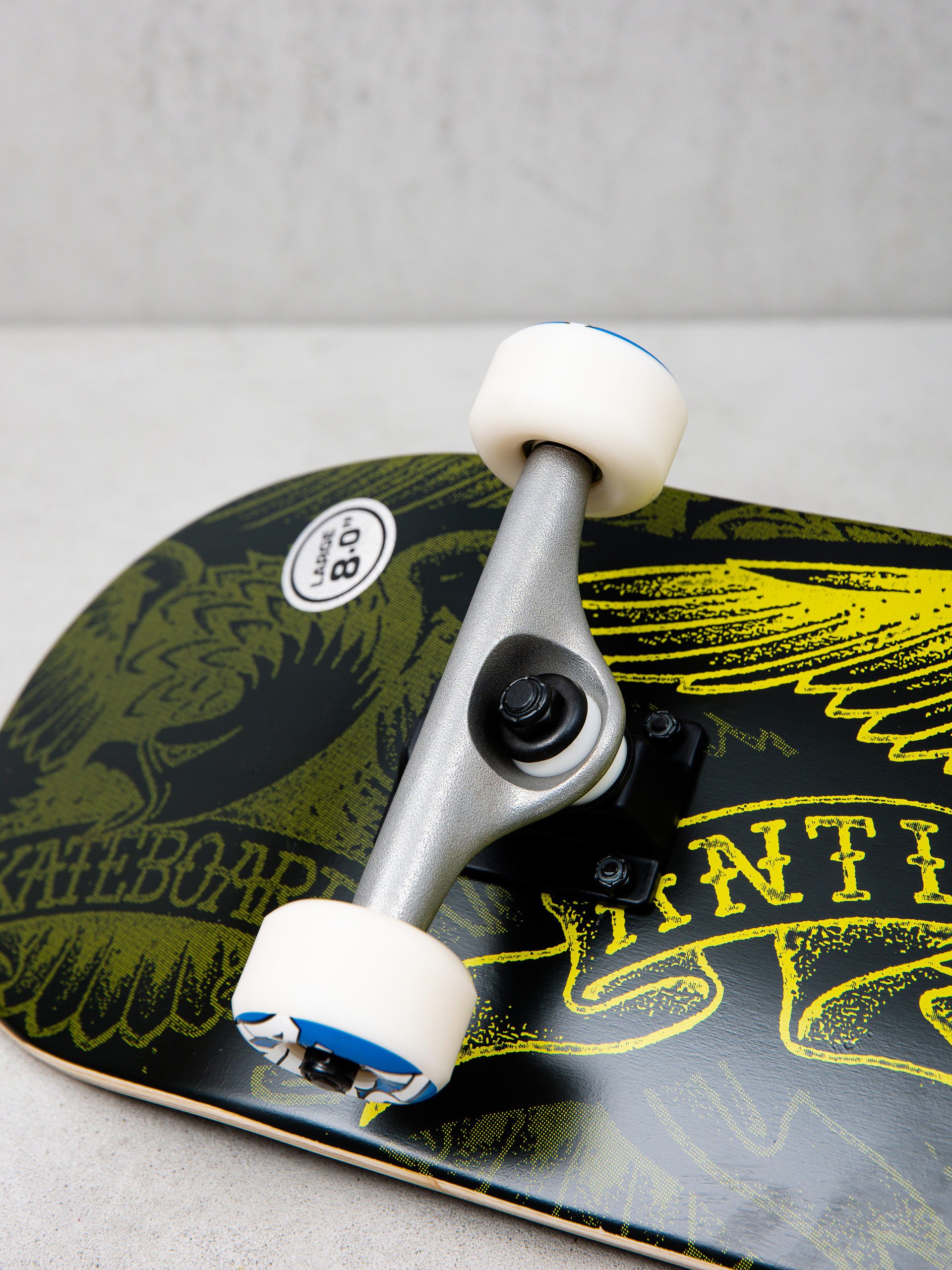 Skateboard Antihero Repeater Eagle (black/neon green)