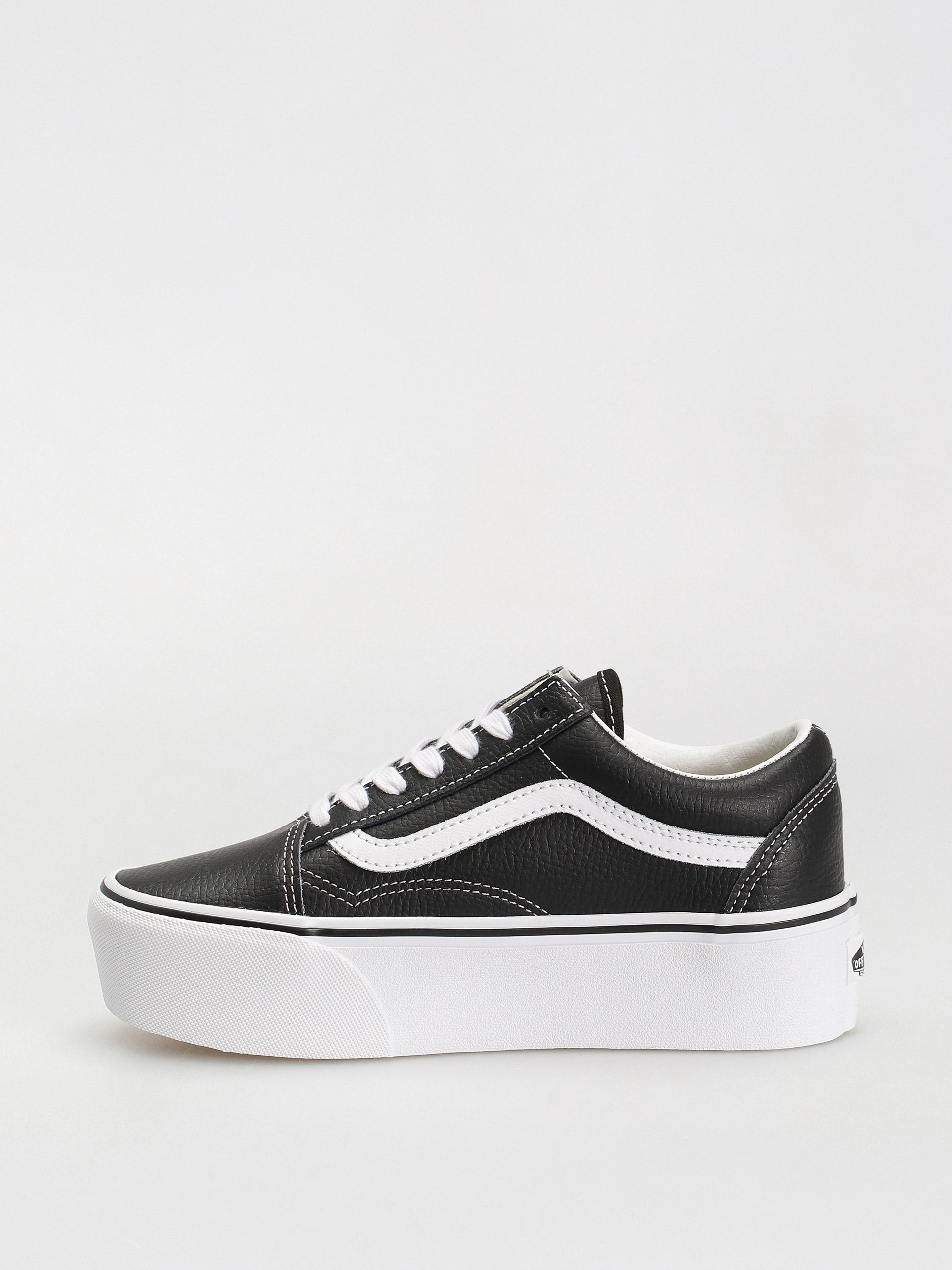 Boty Vans Old Skool Stackform (leather black/true white)
