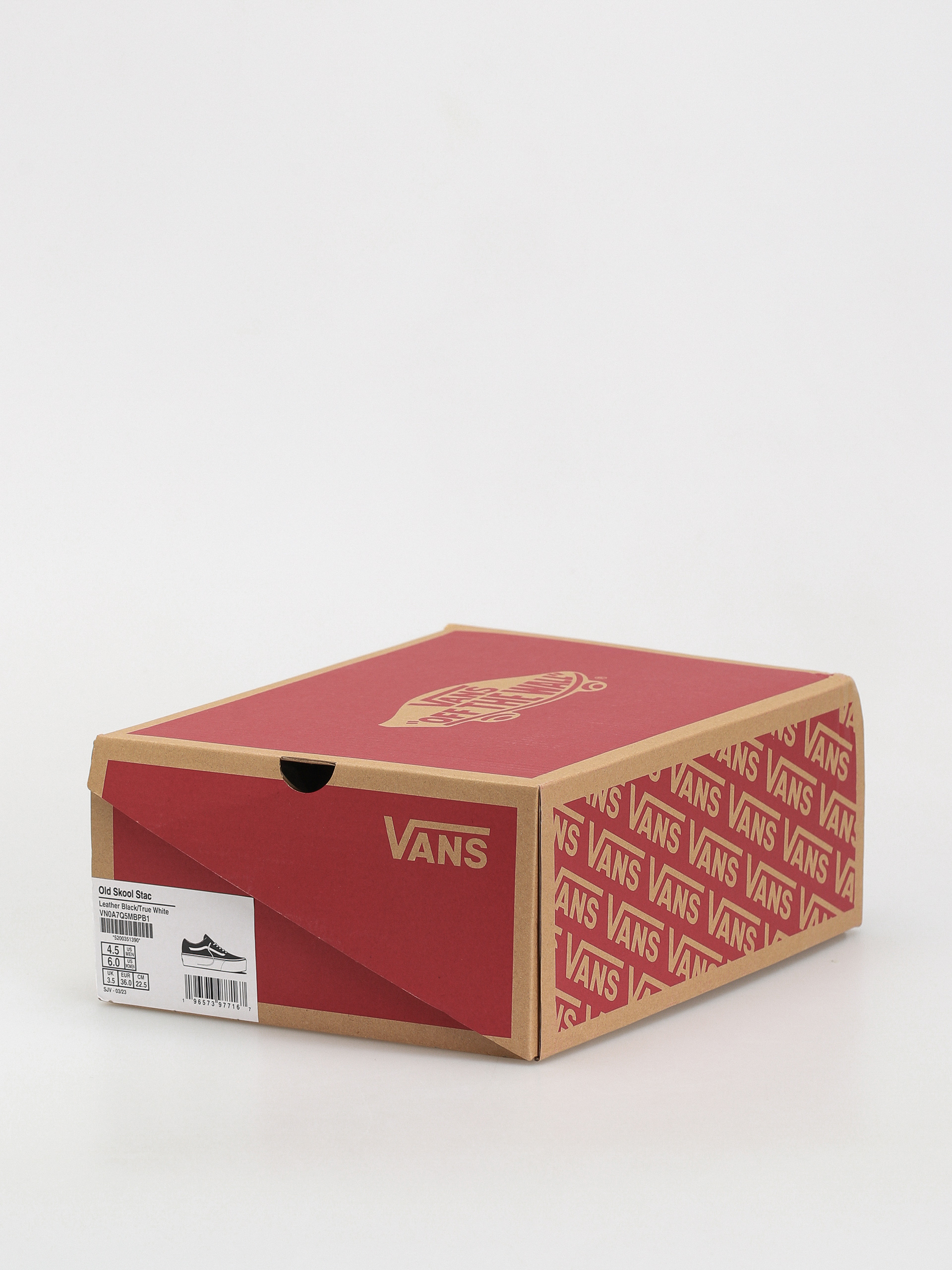 Boty Vans Old Skool Stackform (leather black/true white)