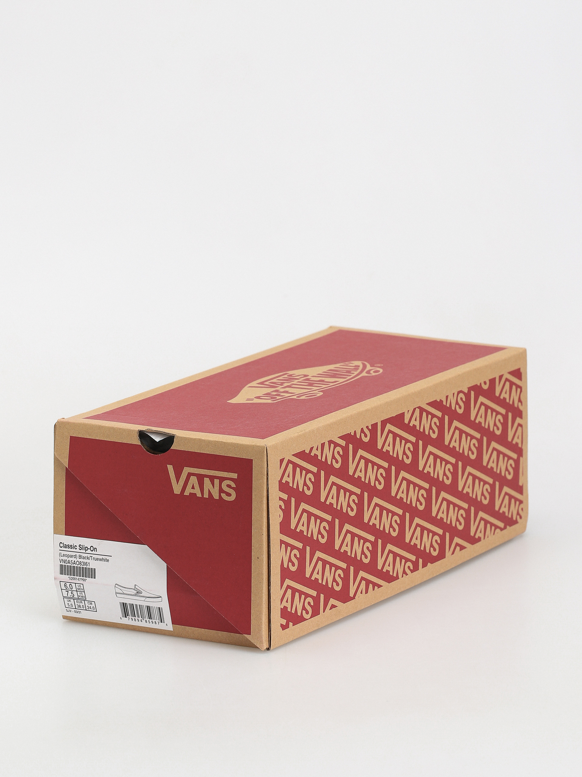 Boty Vans Classic Slip On (leopard black/true white)