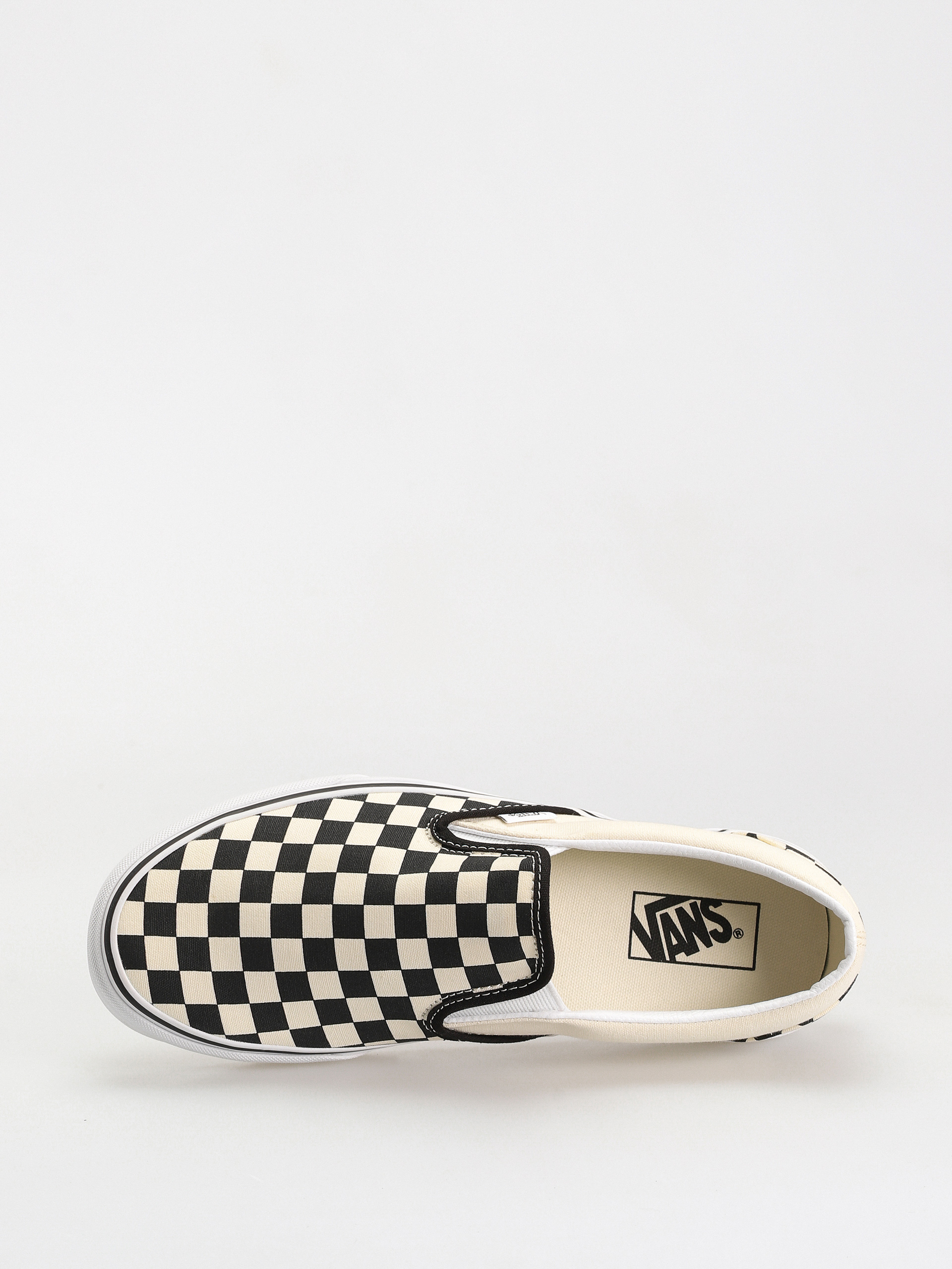 Boty Vans Classic Slip On (blk whtchckerboard/white)