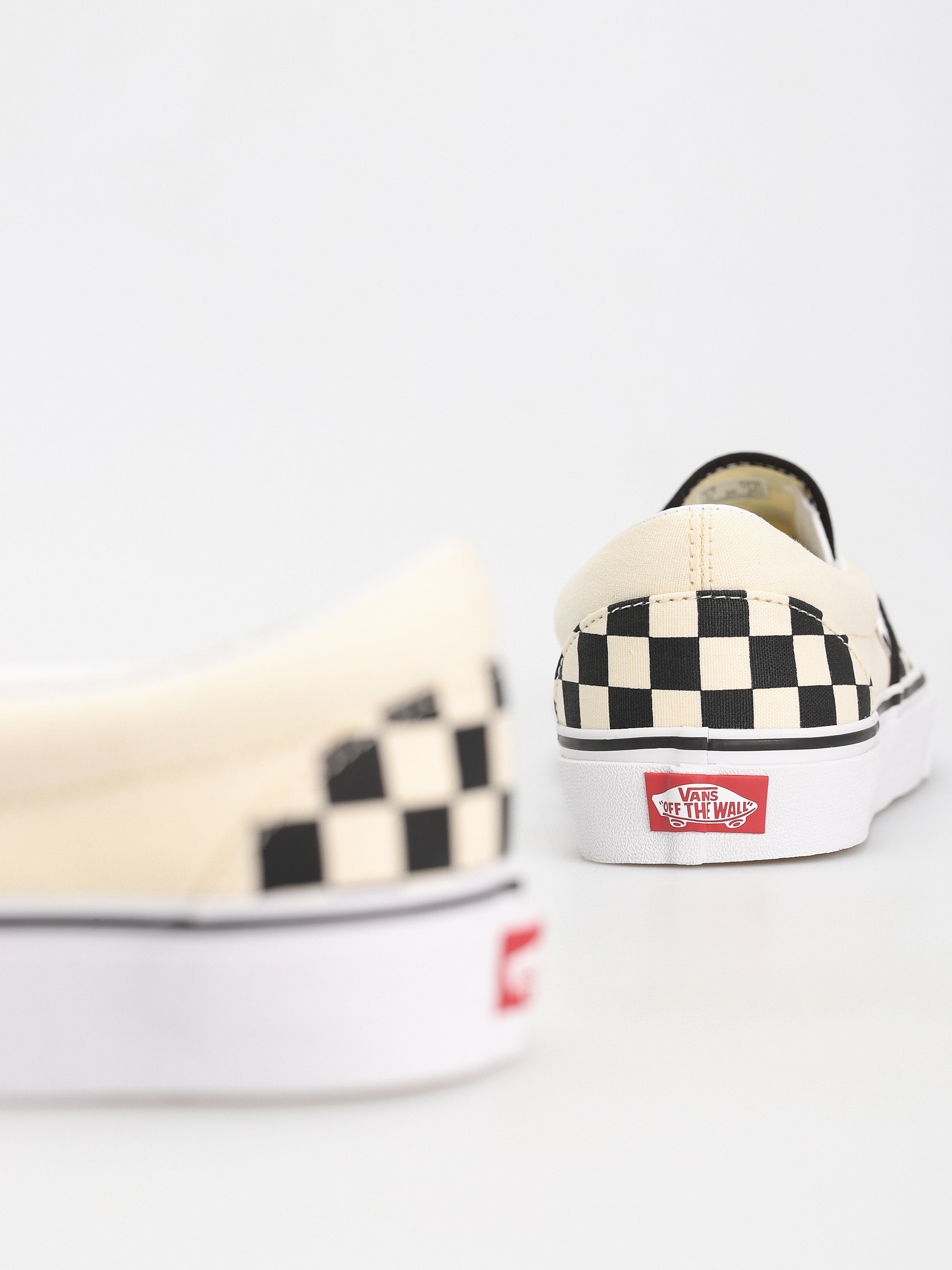 Boty Vans Classic Slip On (blk whtchckerboard/white)