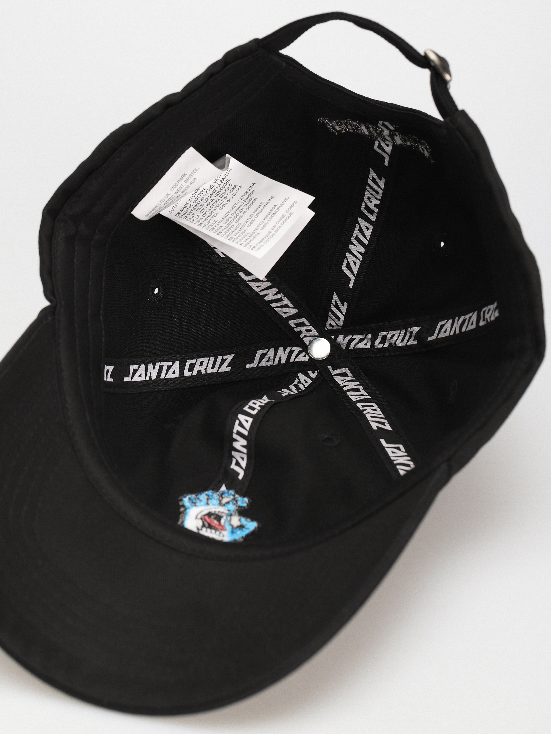 Kšiltovka  Santa Cruz Screaming Mini Hand (black)