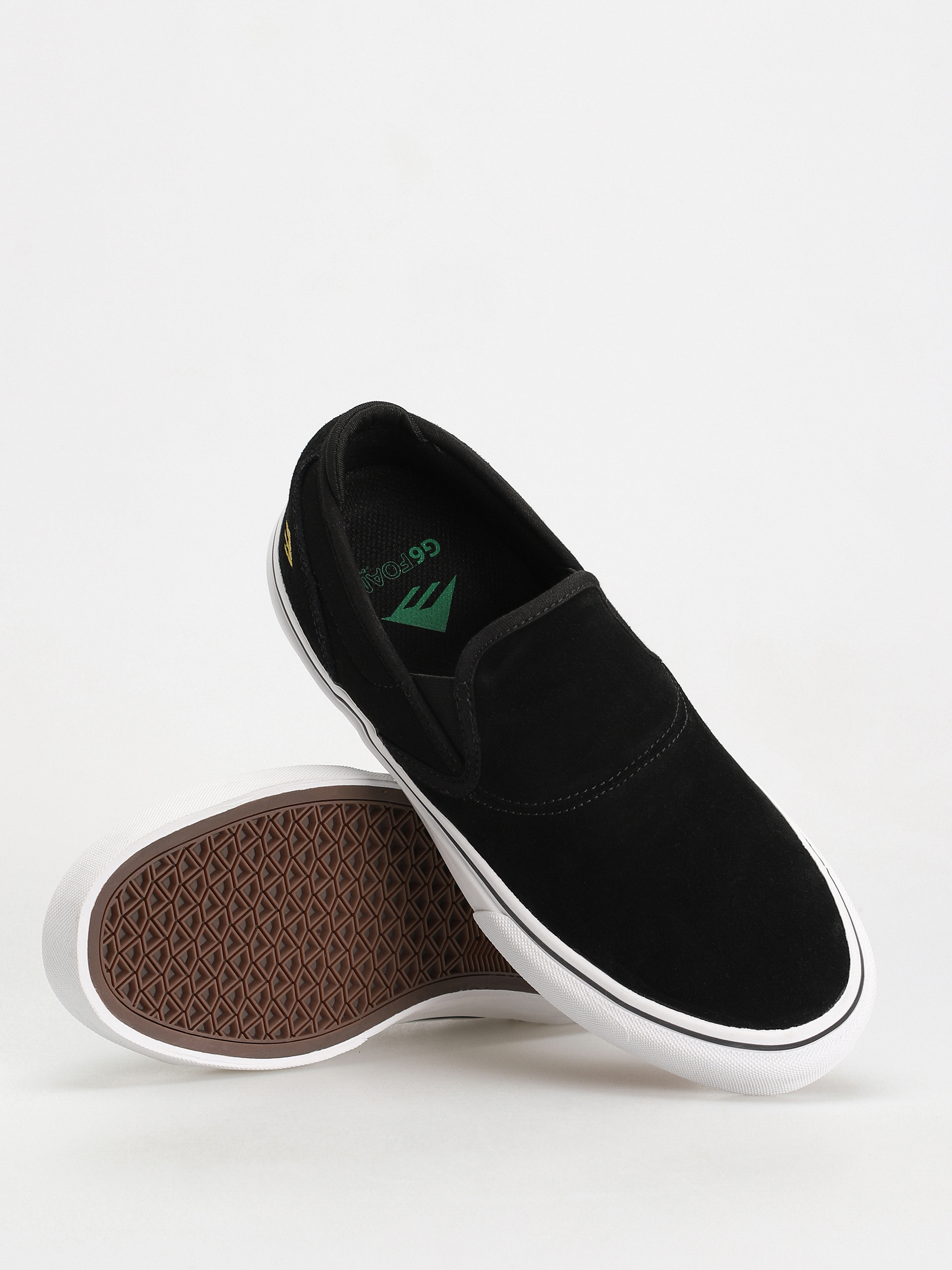 Boty Emerica Wino G6 Slip On (black/white/gold)